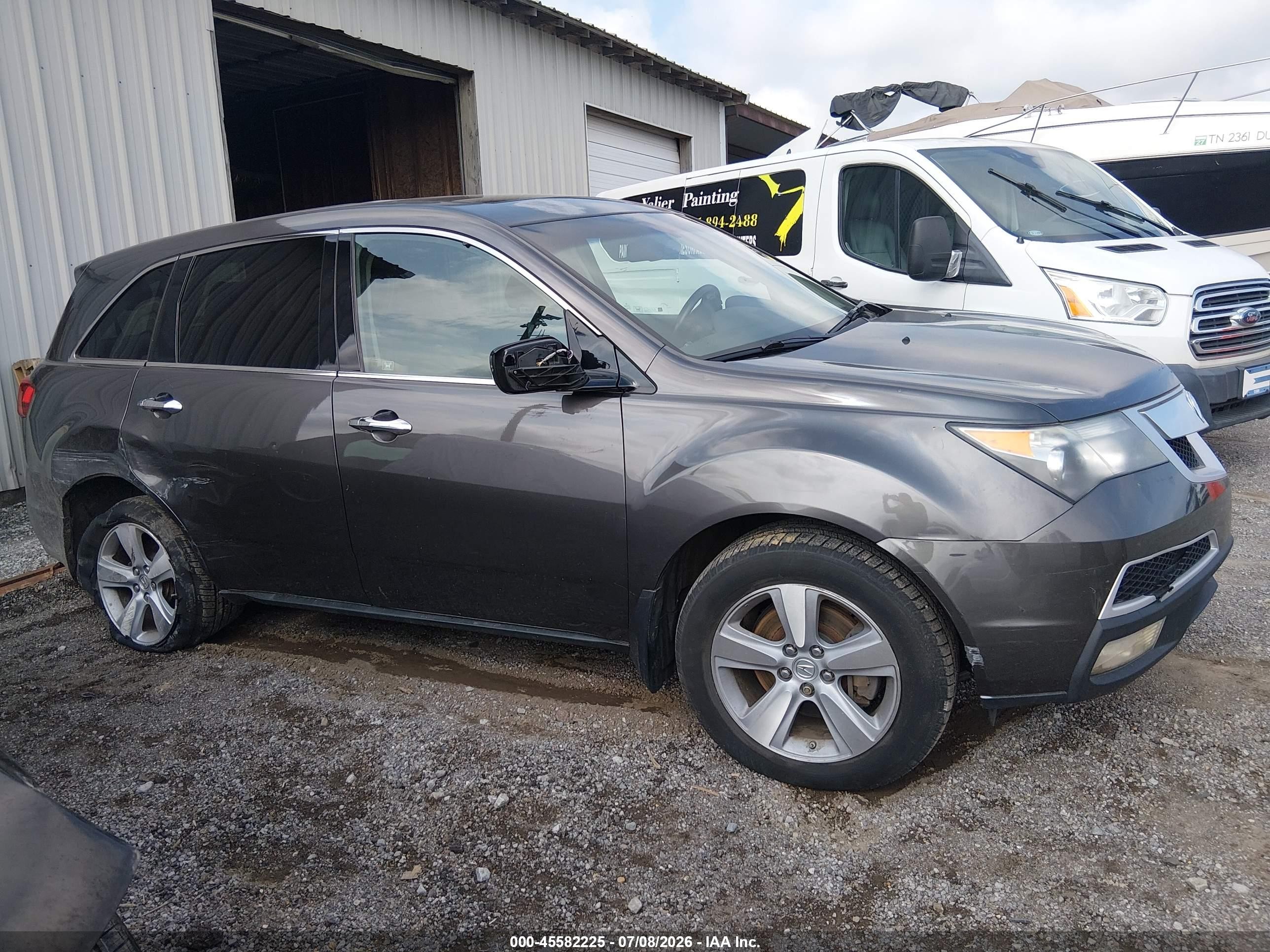 2011 Acura Mdx Technology Package Gray vin: 2HNYD2H48BH548170