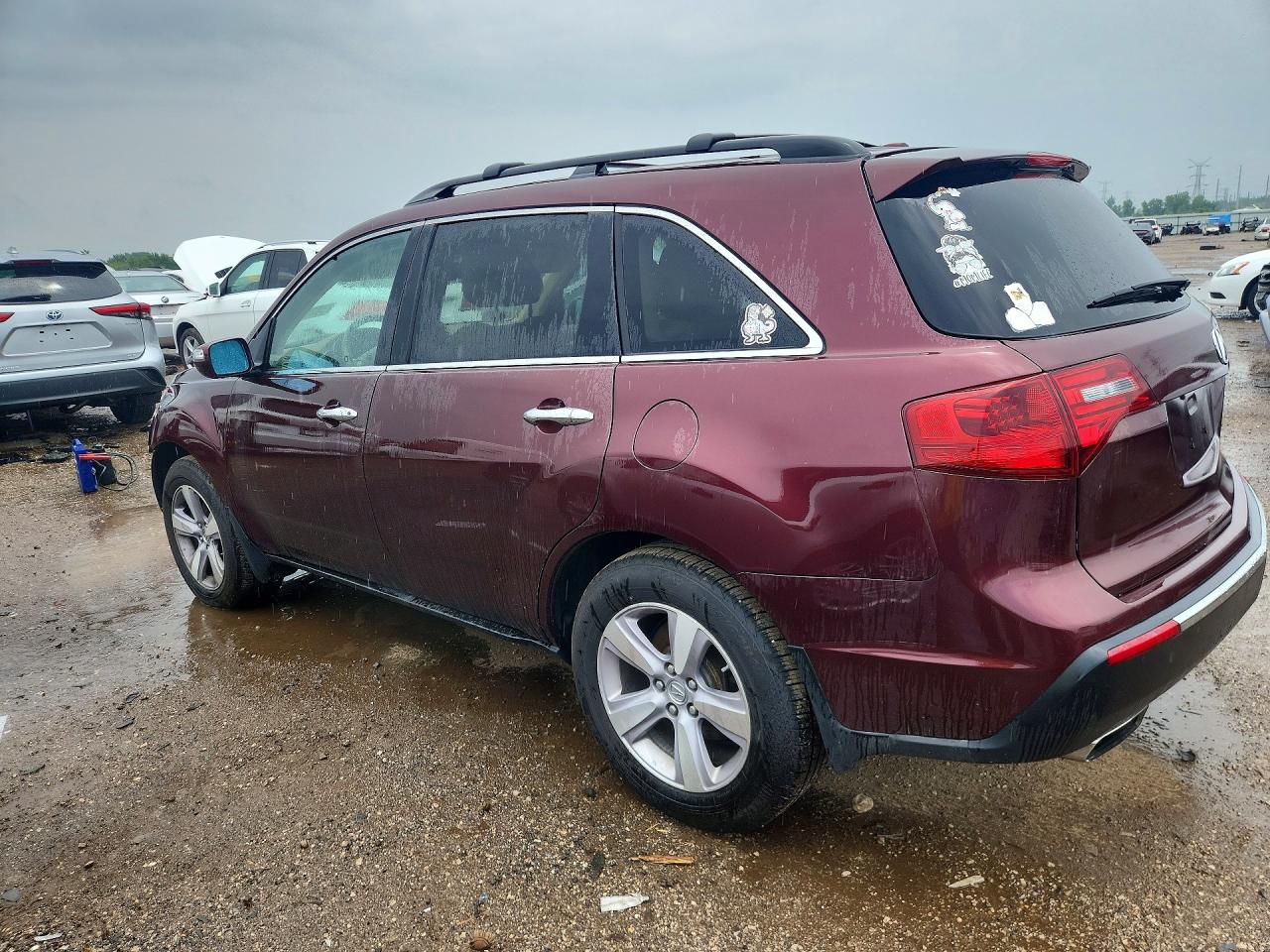 2013 Acura Mdx Technology Burgundy vin: 2HNYD2H48DH508626