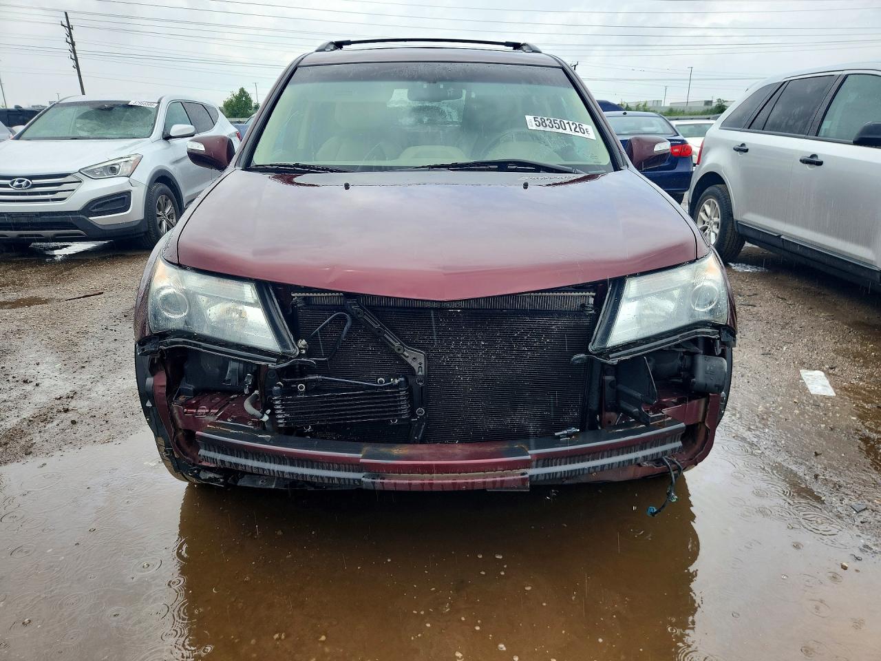 2013 Acura Mdx Technology Burgundy vin: 2HNYD2H48DH508626
