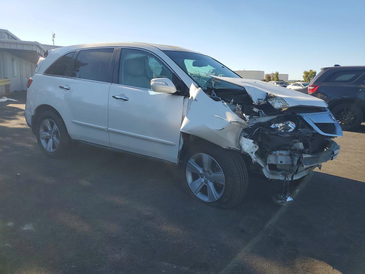 2010 Acura Mdx Technology White vin: 2HNYD2H49AH525866