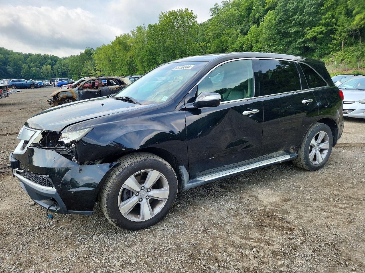 2011 Acura Mdx Technology Black vin: 2HNYD2H49BH527361