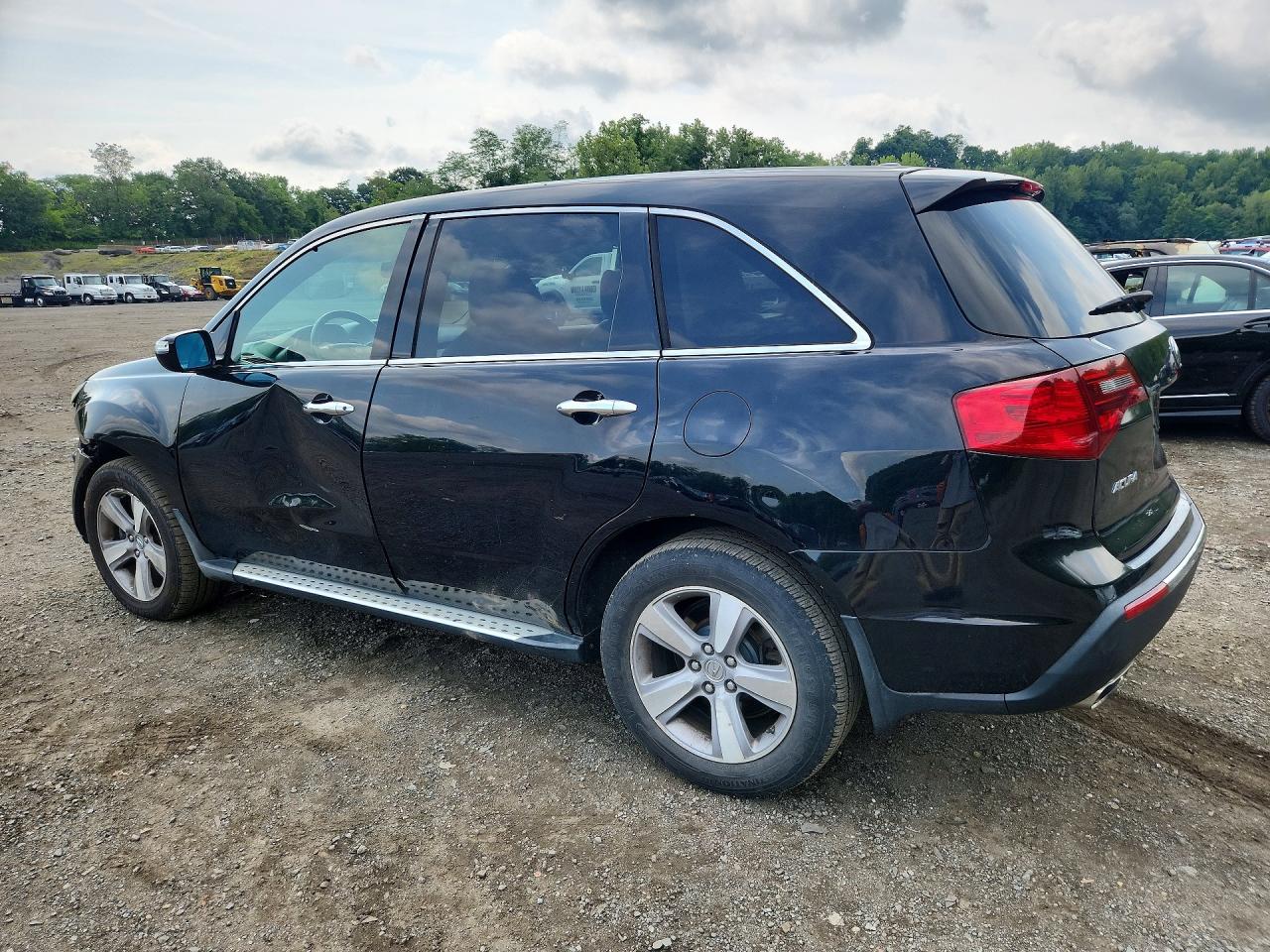 2011 Acura Mdx Technology Черный vin: 2HNYD2H49BH527361