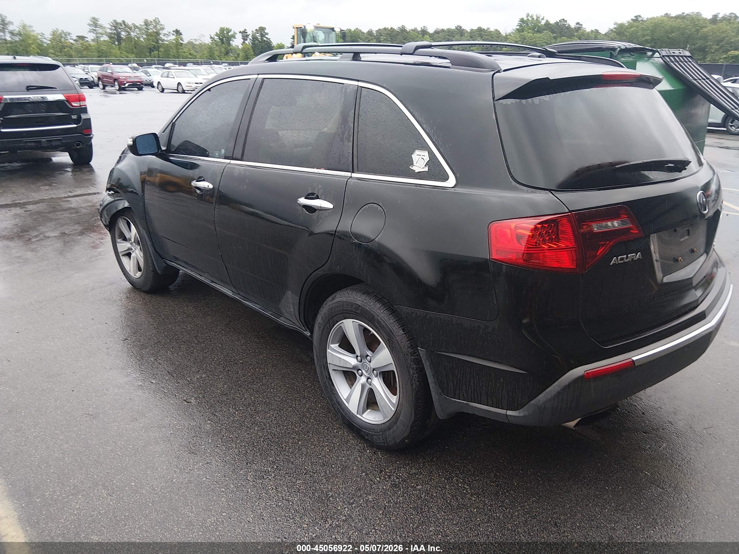 2011 Acura Mdx Technology Package Black vin: 2HNYD2H49BH549599