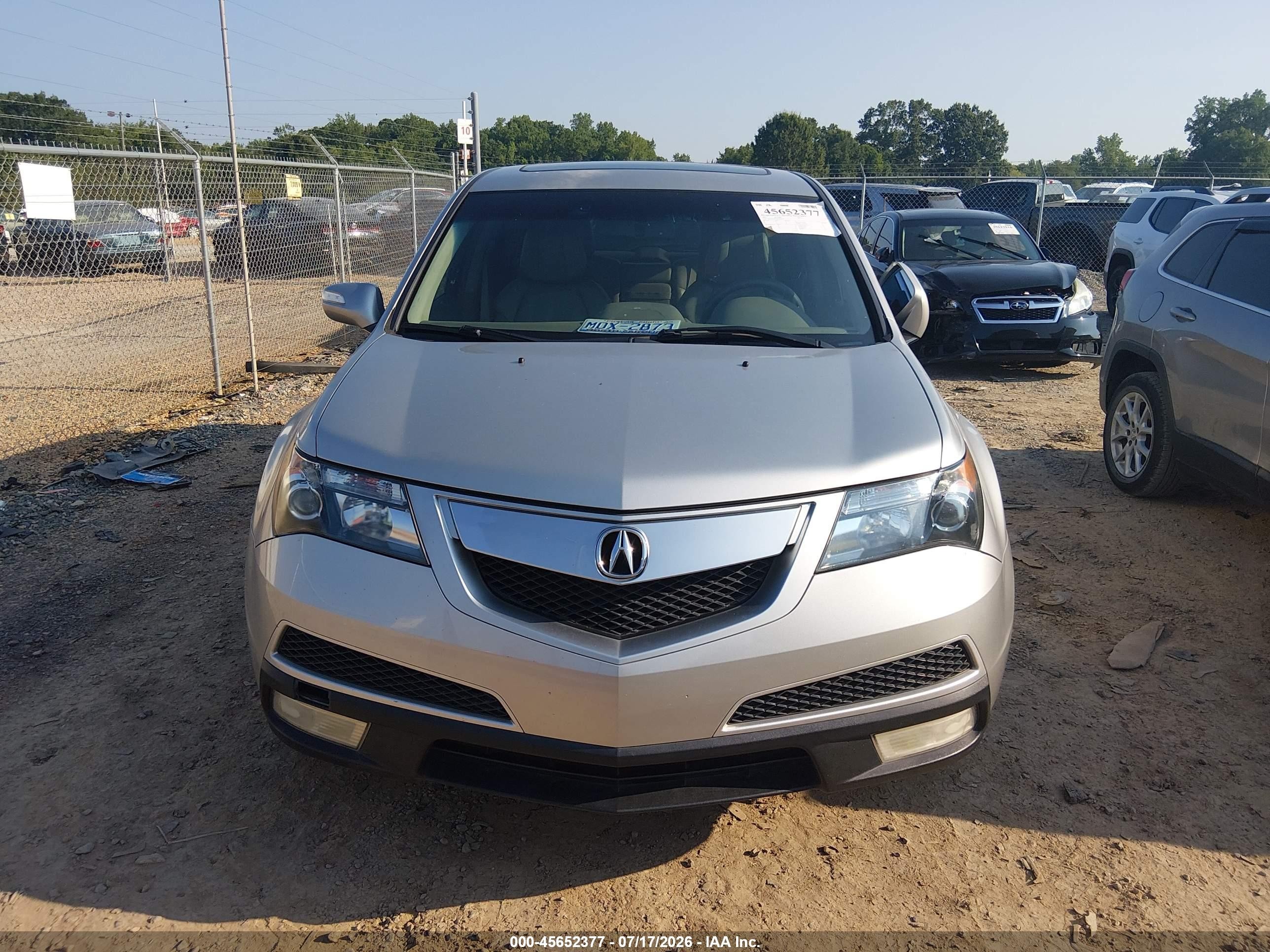 2012 Acura Mdx Technology Package Silver vin: 2HNYD2H49CH508567