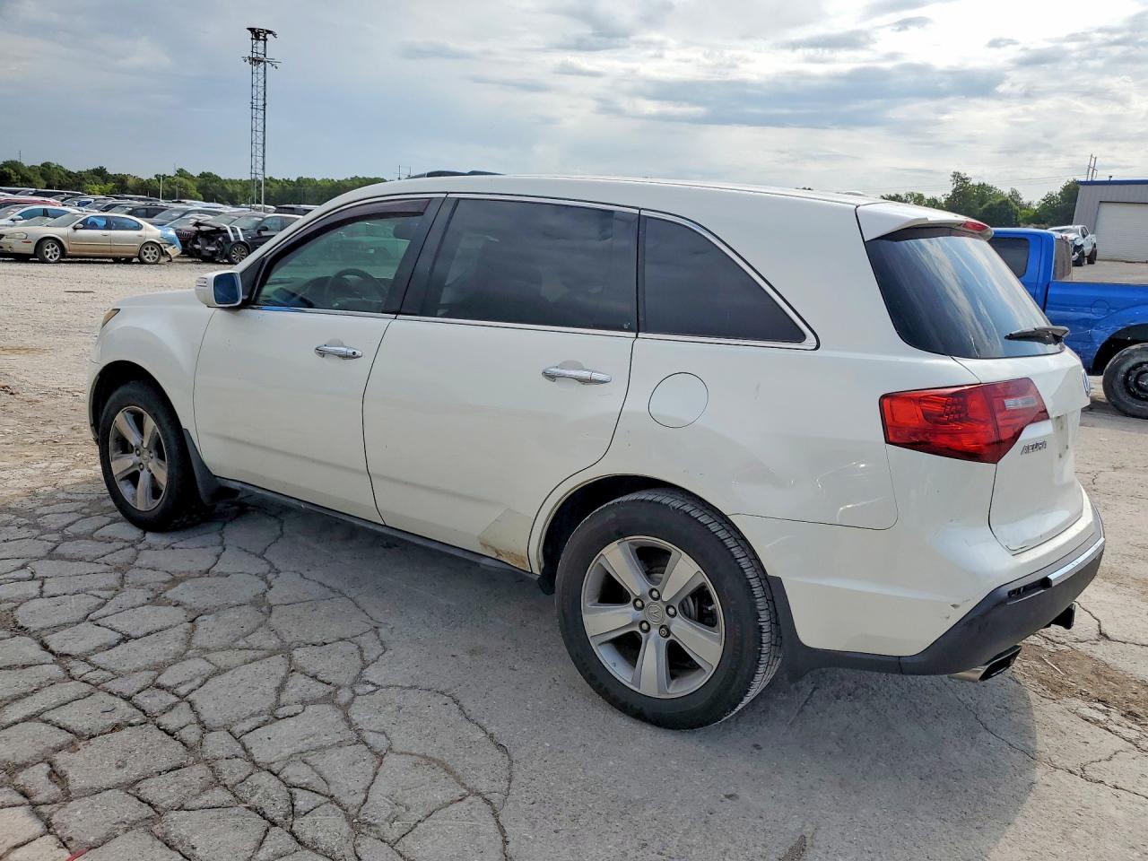 2010 Acura Mdx Technology White vin: 2HNYD2H4XAH512186