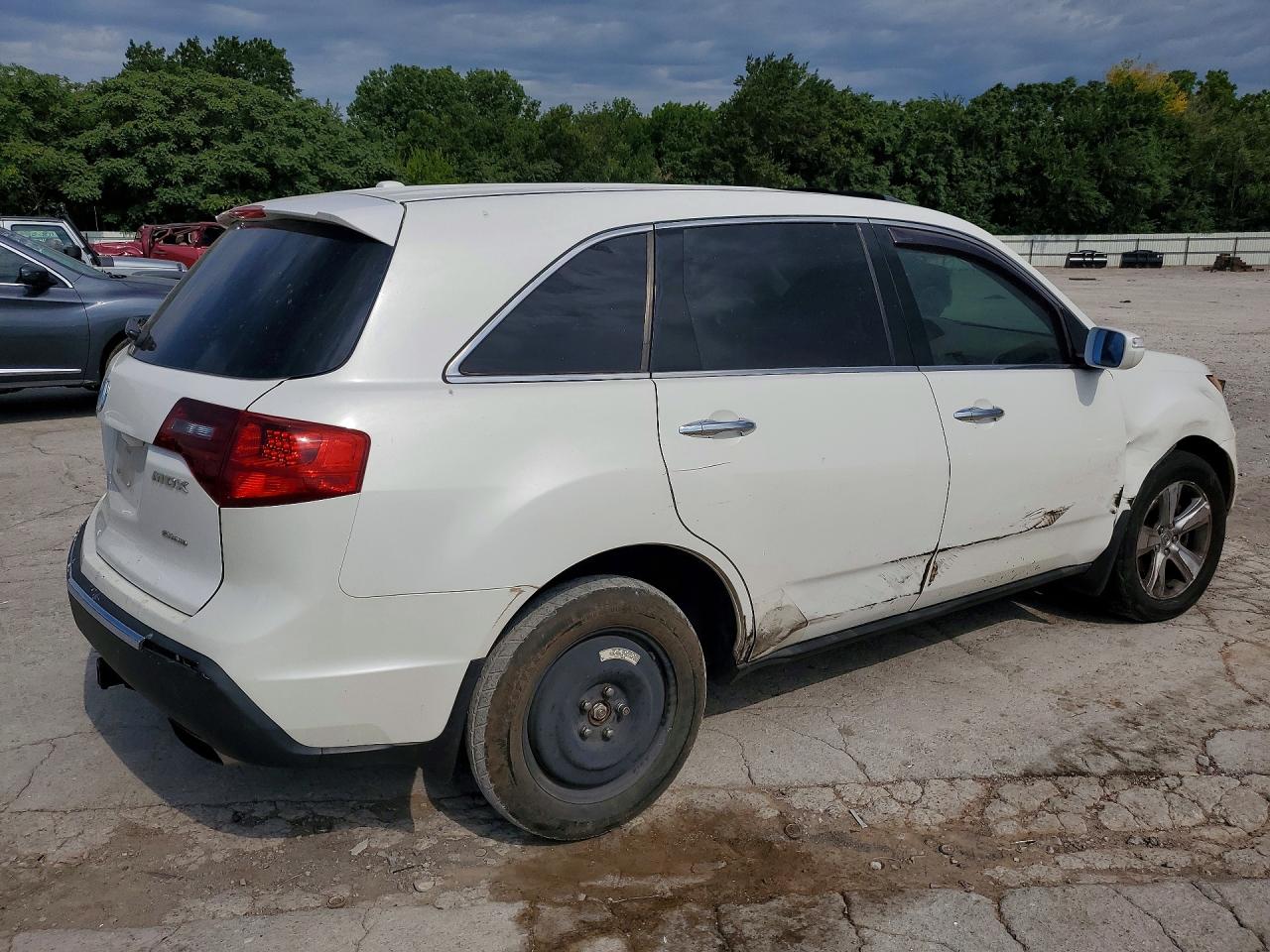 2010 Acura Mdx Technology White vin: 2HNYD2H4XAH512186