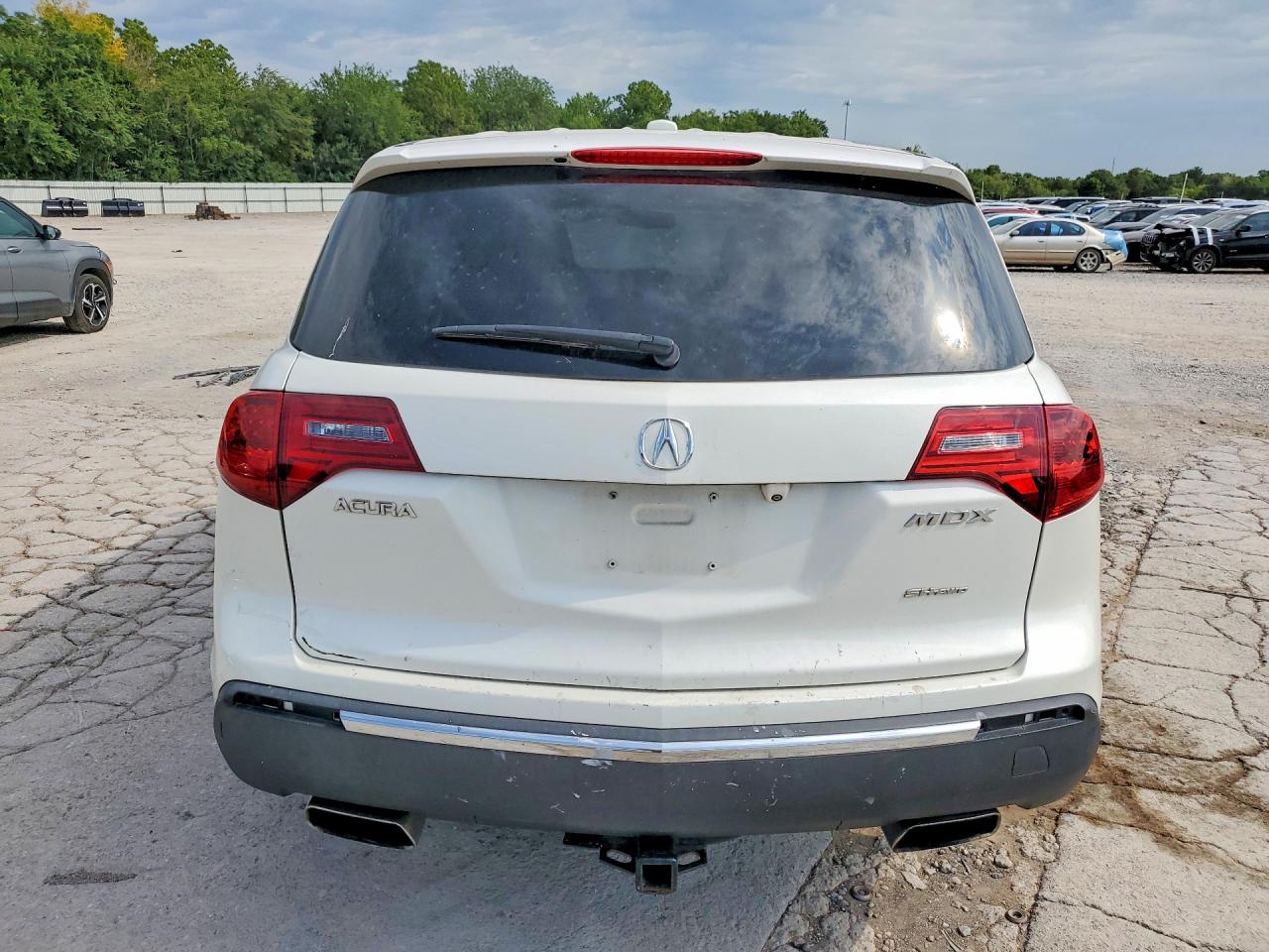 2010 Acura Mdx Technology White vin: 2HNYD2H4XAH512186