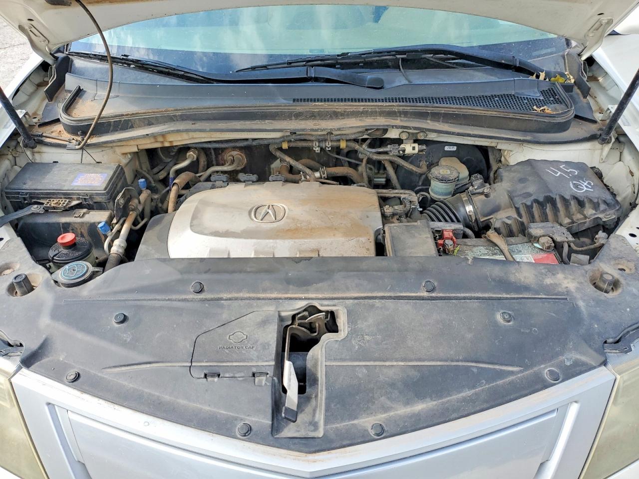 2010 Acura Mdx Technology White vin: 2HNYD2H4XAH512186