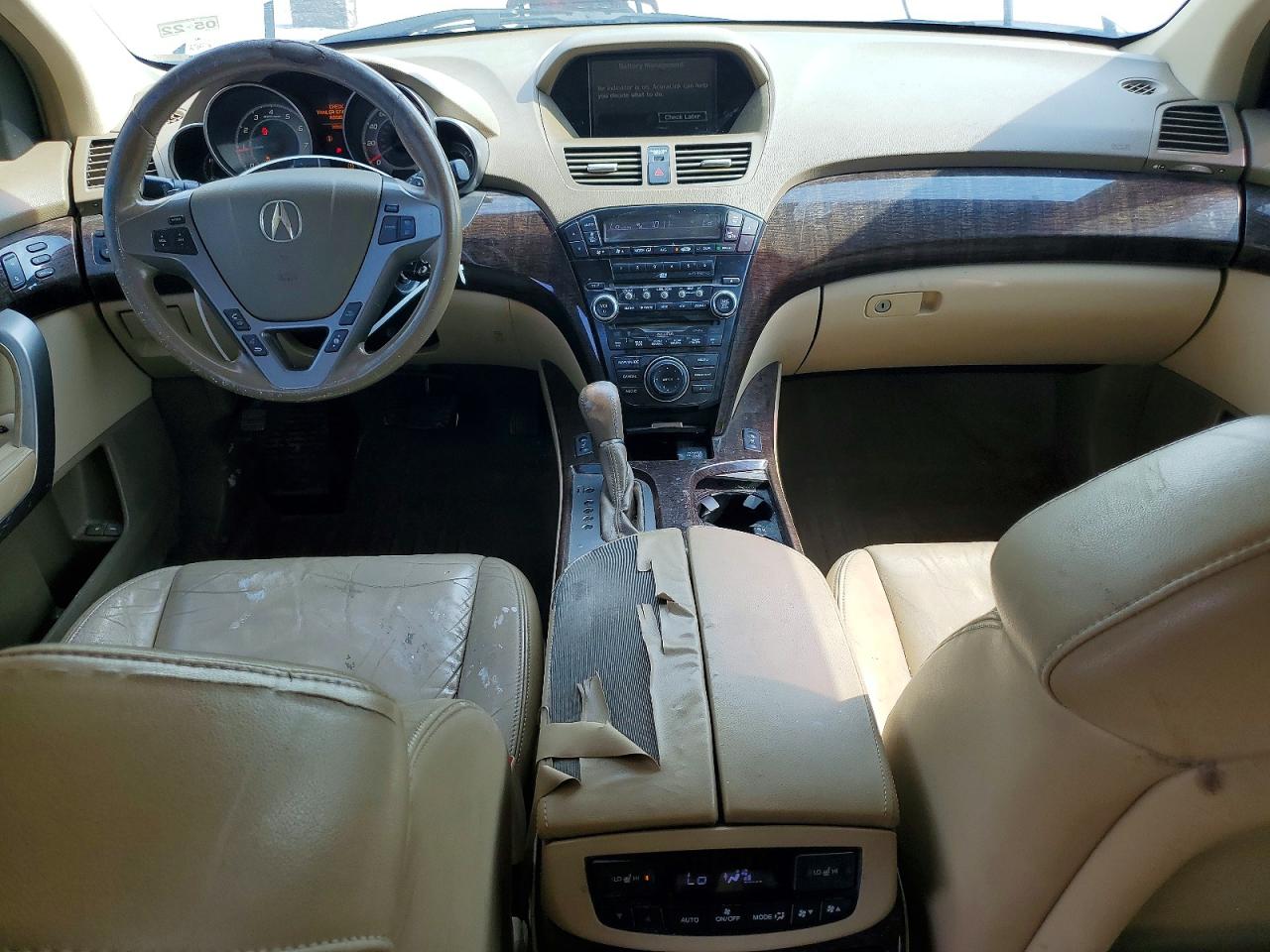 2010 Acura Mdx Technology White vin: 2HNYD2H4XAH512186