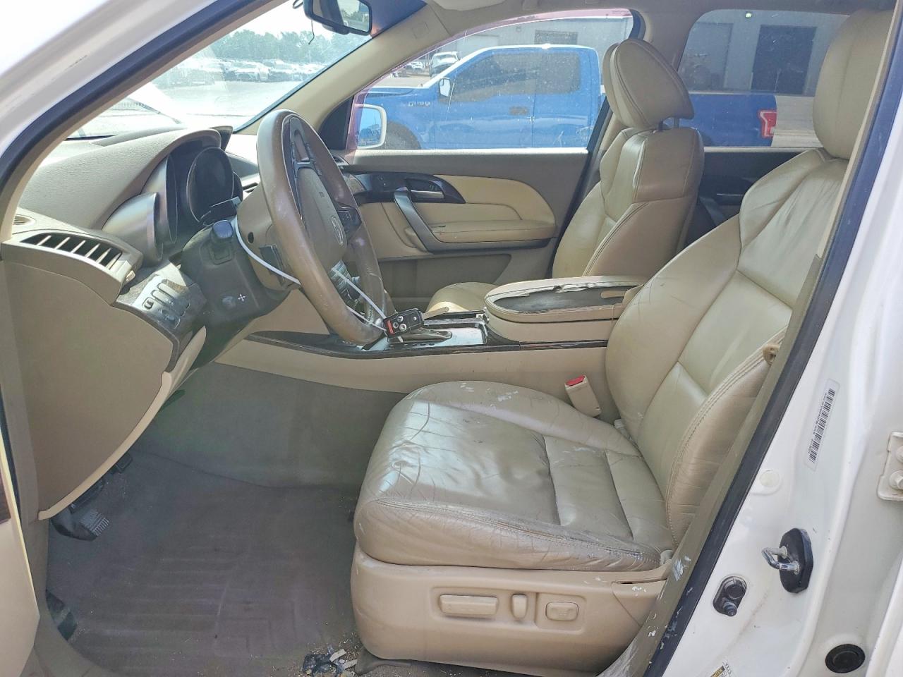 2010 Acura Mdx Technology White vin: 2HNYD2H4XAH512186
