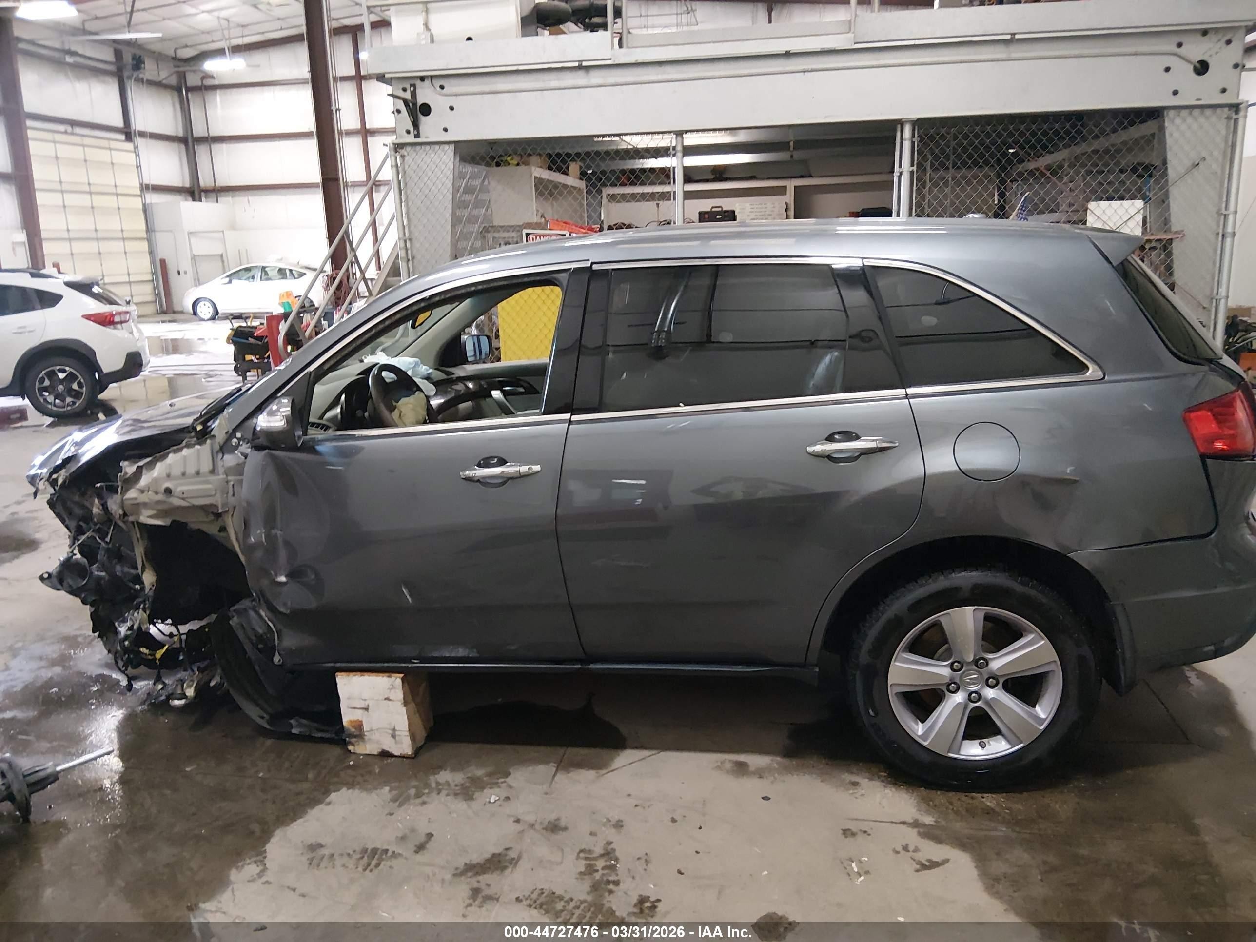 2010 Acura Mdx Technology Package Gray vin: 2HNYD2H4XAH521583