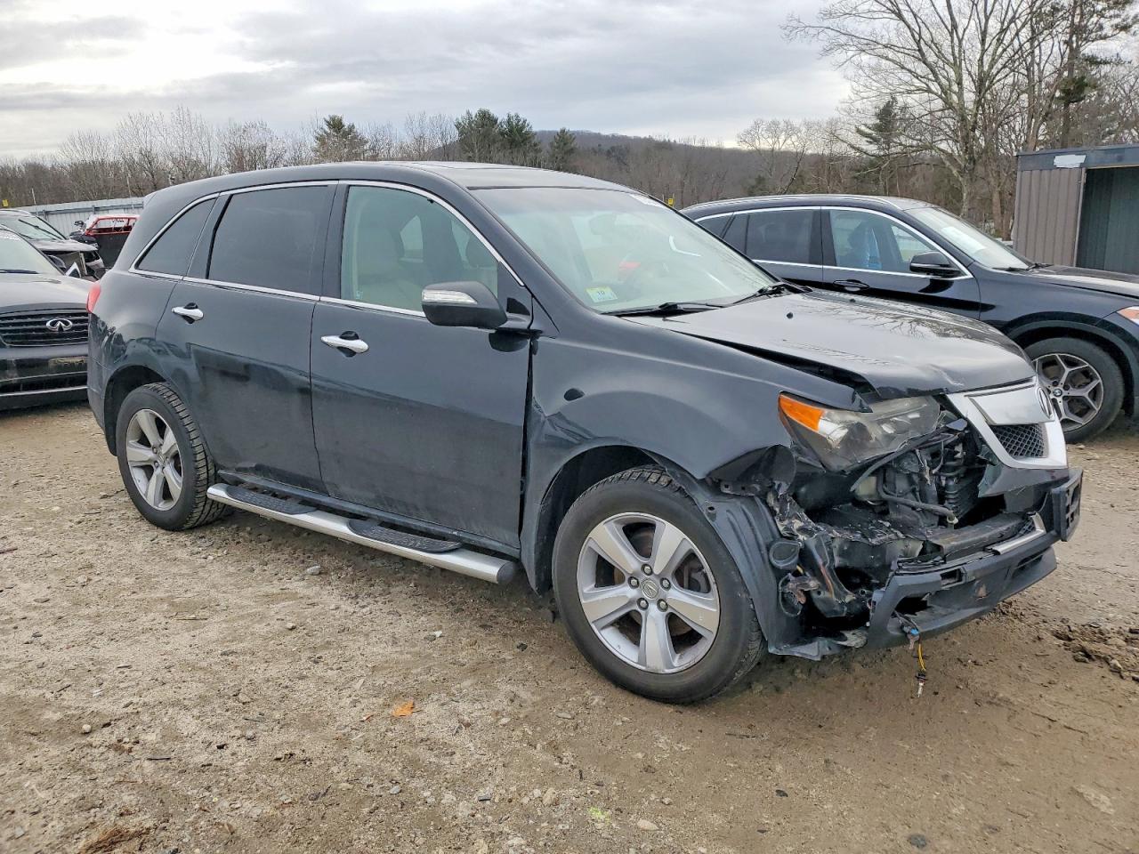 2010 Acura Mdx Technology Черный vin: 2HNYD2H4XAH524970
