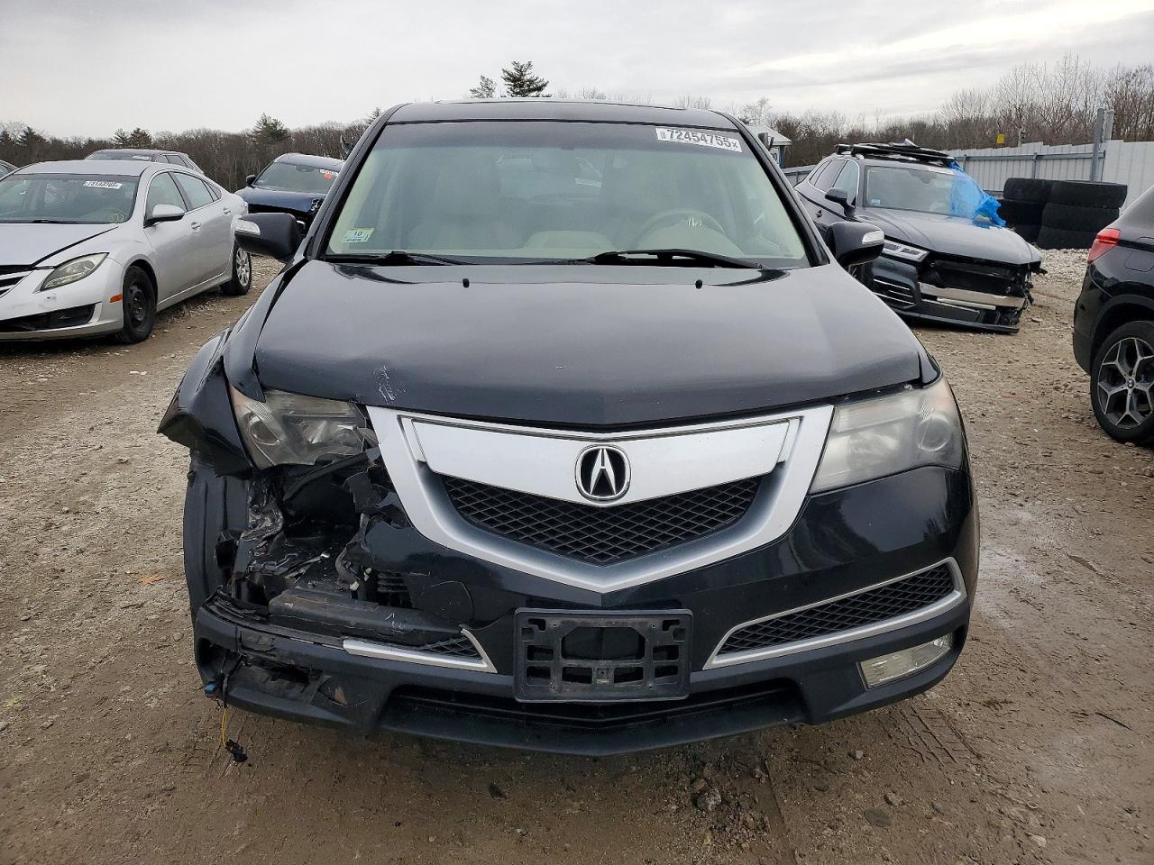 2010 Acura Mdx Technology Черный vin: 2HNYD2H4XAH524970