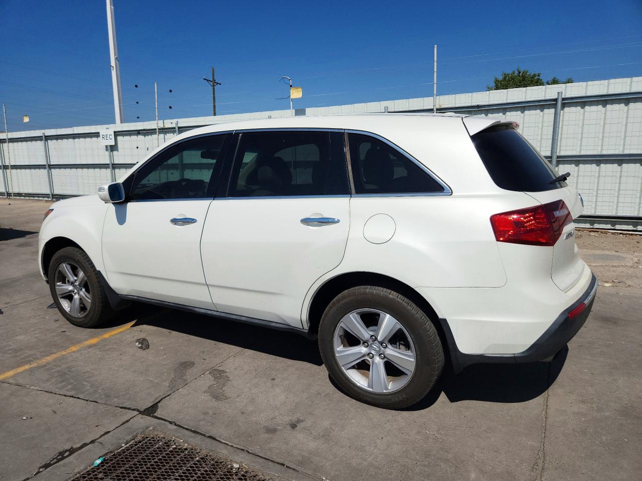 2011 Acura Mdx Technology White vin: 2HNYD2H4XBH500847