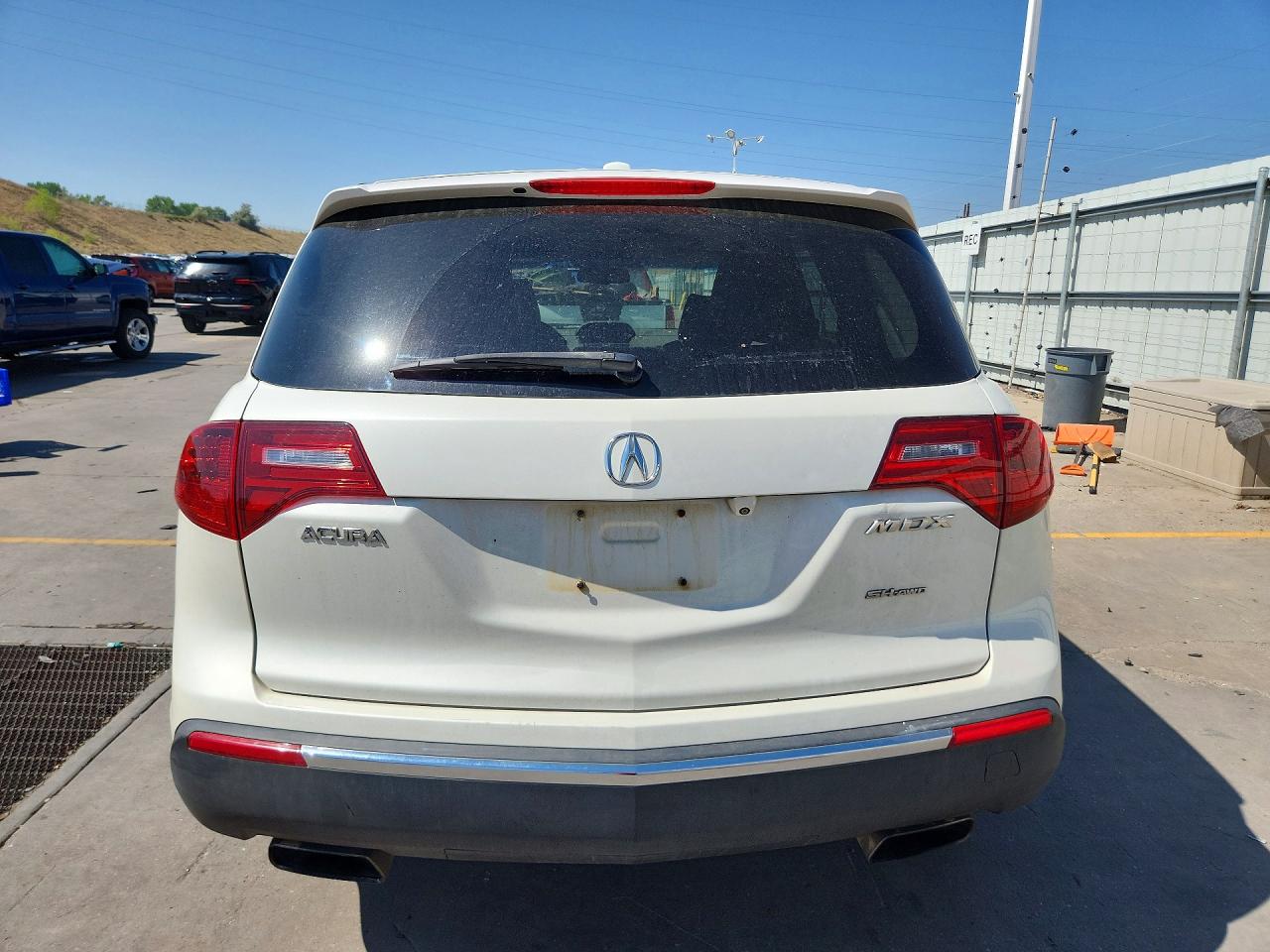 2011 Acura Mdx Technology White vin: 2HNYD2H4XBH500847