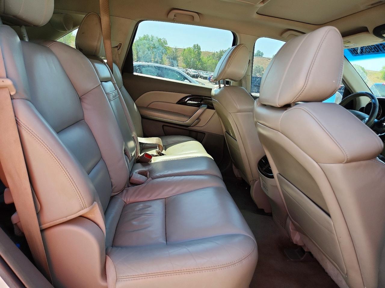 2011 Acura Mdx Technology White vin: 2HNYD2H4XBH500847