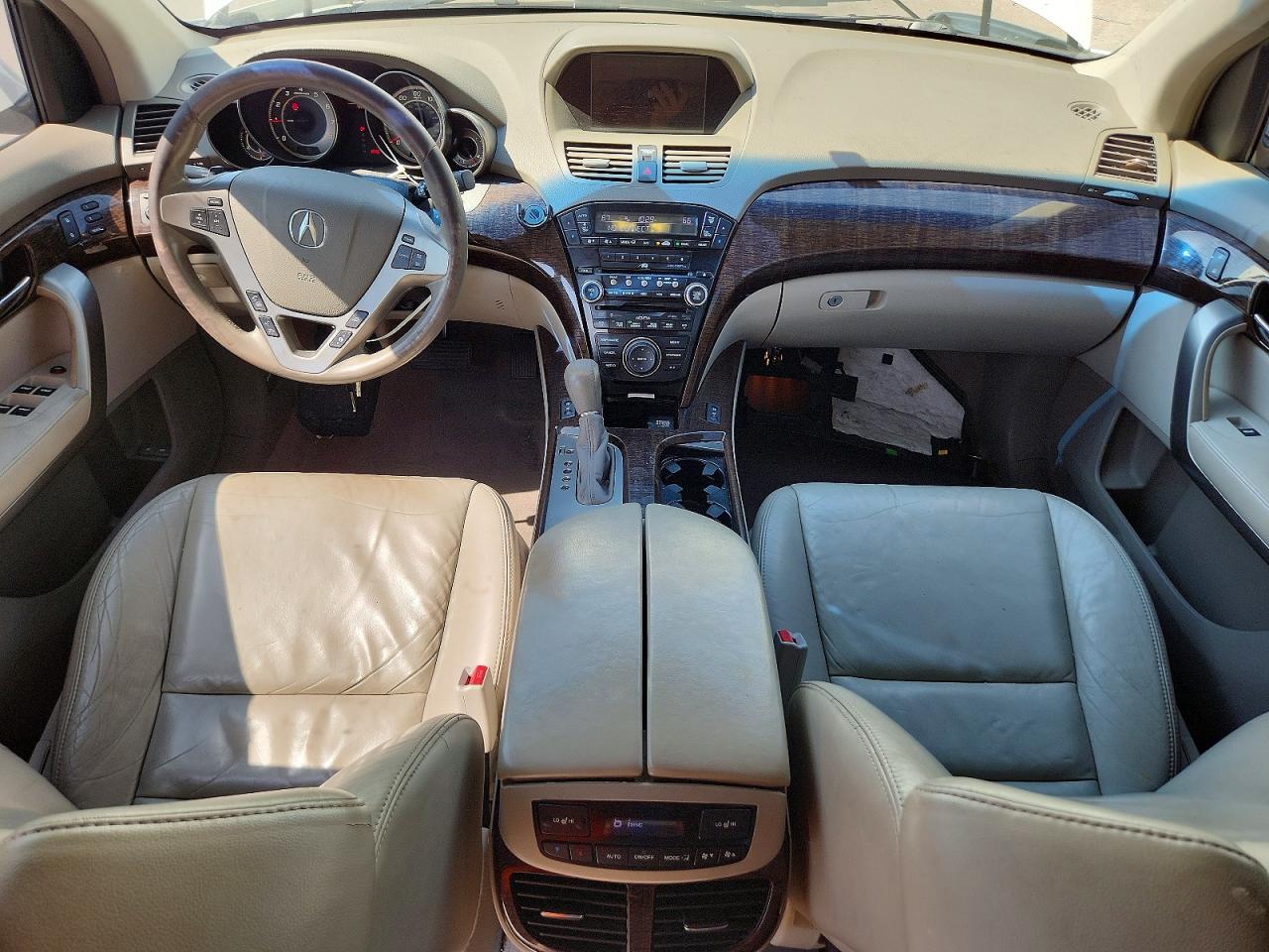 2011 Acura Mdx Technology White vin: 2HNYD2H4XBH500847