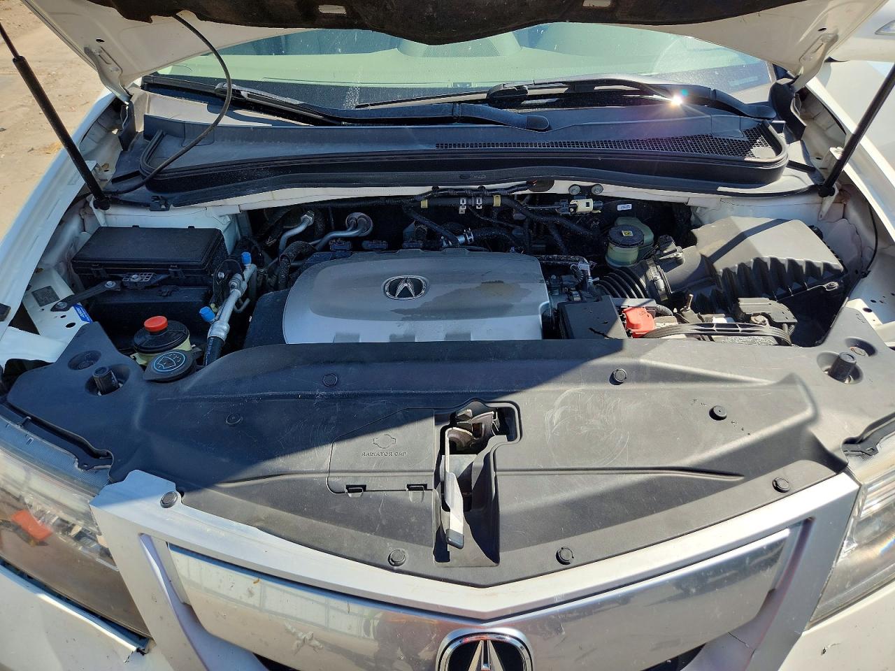 2011 Acura Mdx Technology White vin: 2HNYD2H4XBH500847