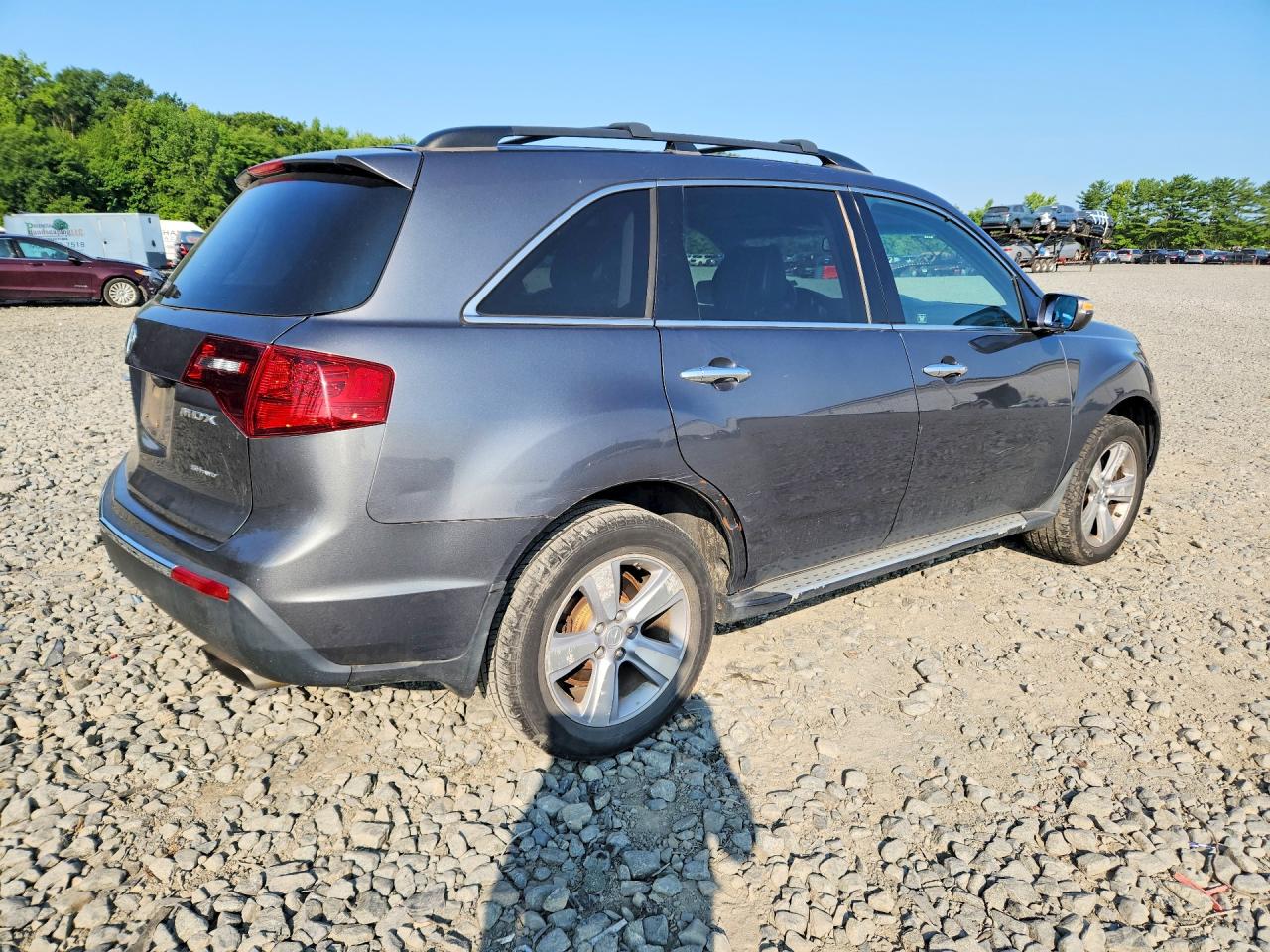 2011 Acura Mdx Technology Gray vin: 2HNYD2H4XBH516451