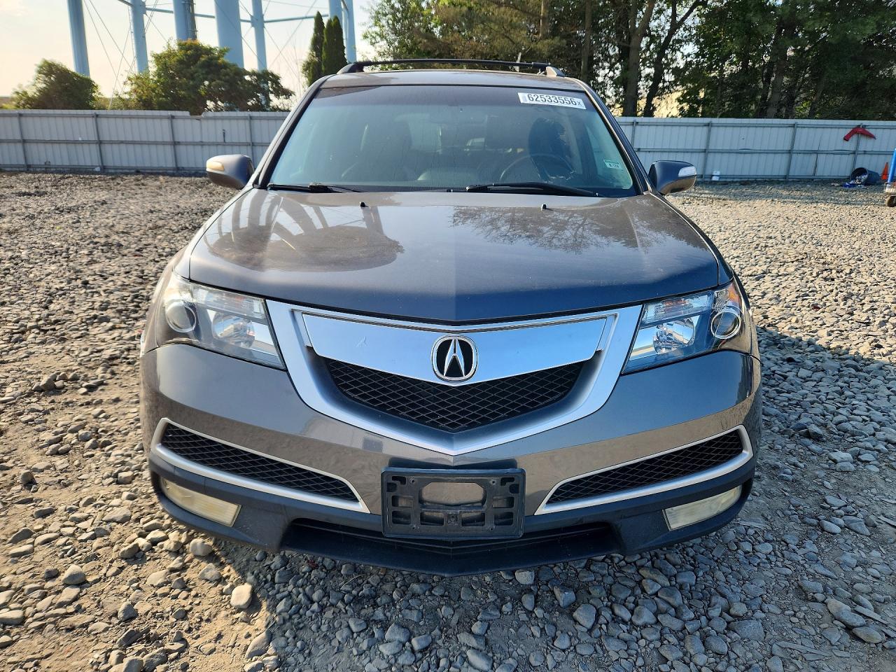 2011 Acura Mdx Technology Gray vin: 2HNYD2H4XBH516451