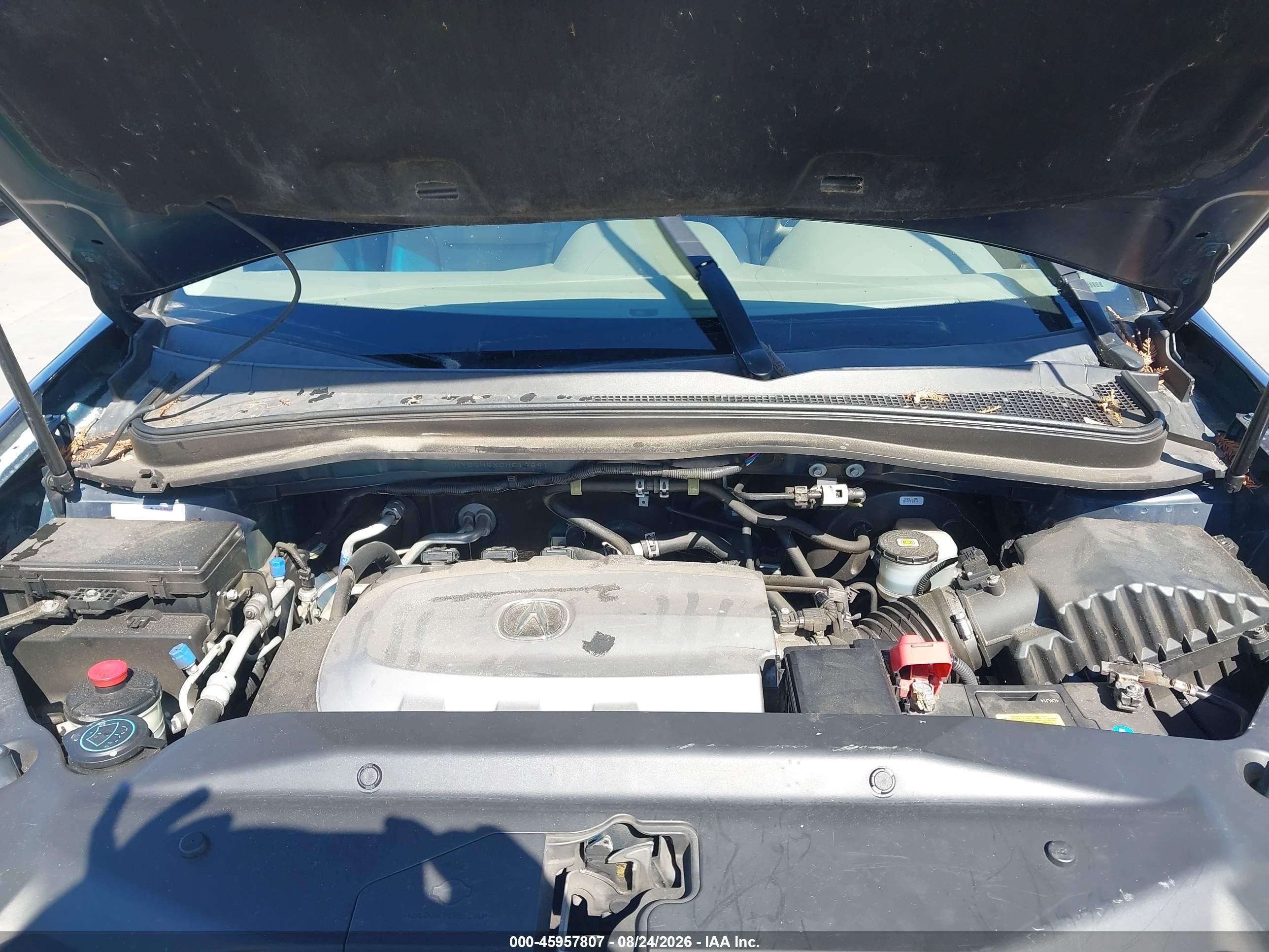 2012 Acura Mdx Technology Package Blue vin: 2HNYD2H4XCH519691