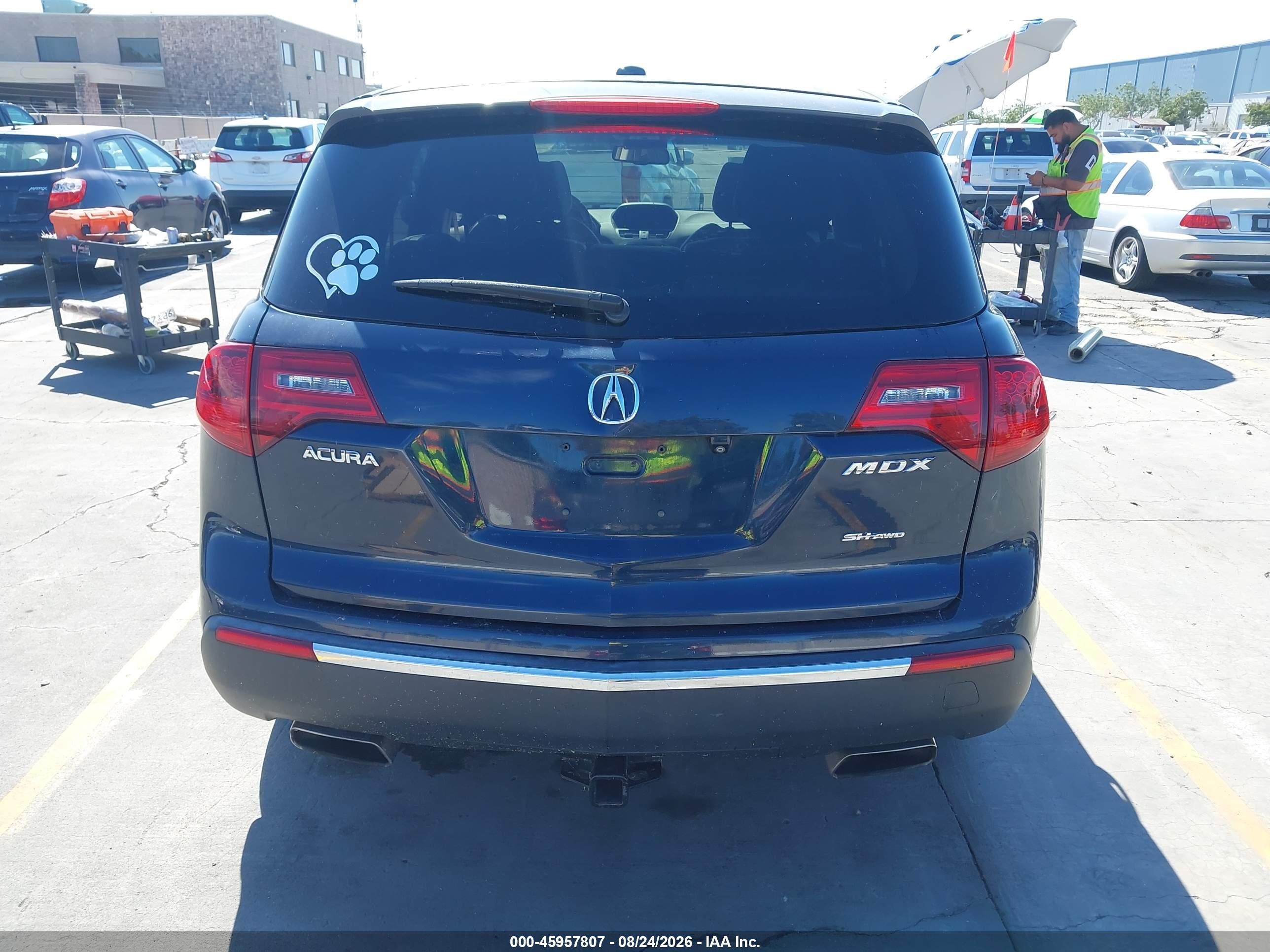 2012 Acura Mdx Technology Package Blue vin: 2HNYD2H4XCH519691