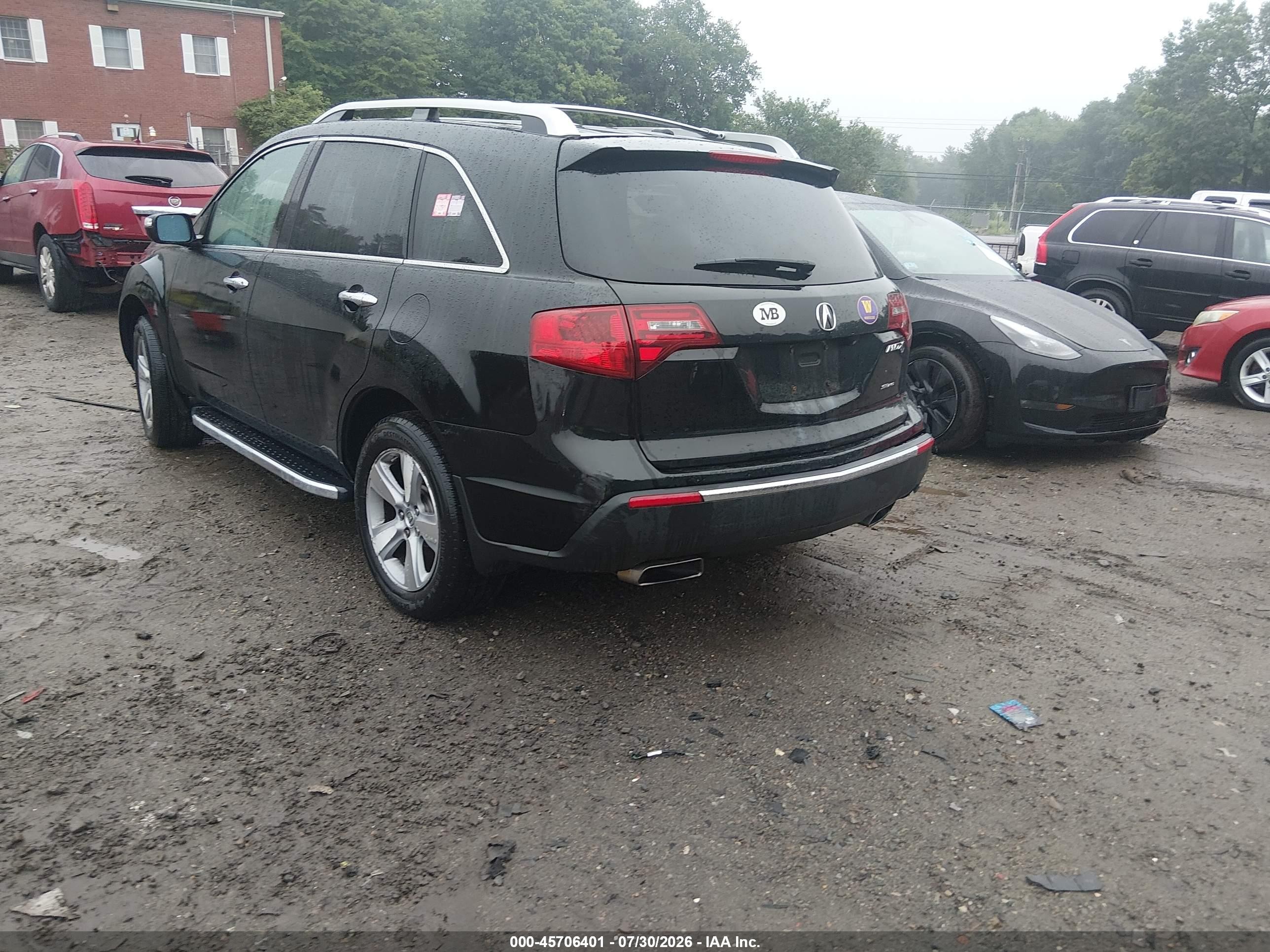 2013 Acura Mdx Technology Package Black vin: 2HNYD2H4XDH512192