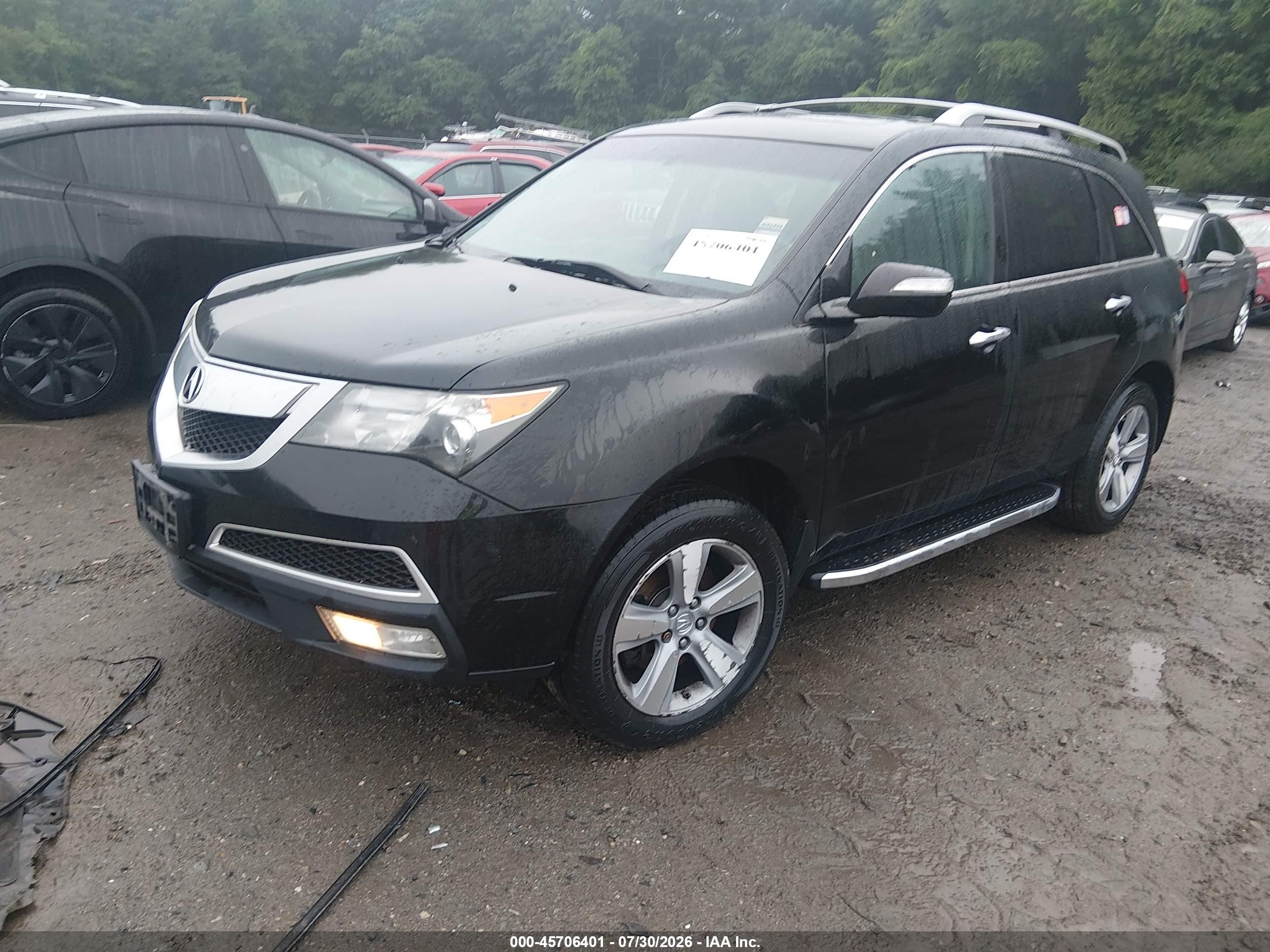 2013 Acura Mdx Technology Package Black vin: 2HNYD2H4XDH512192