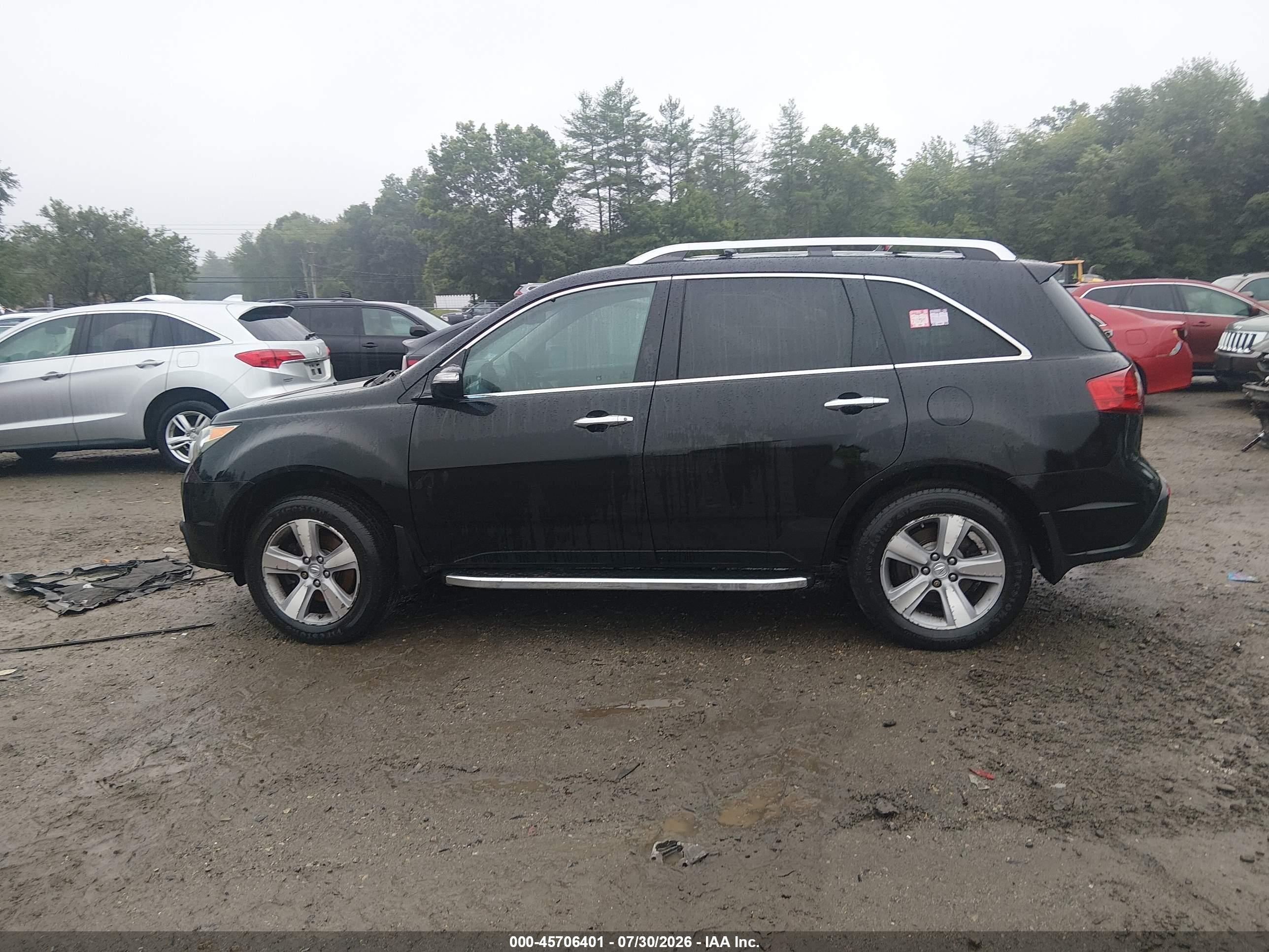 2013 Acura Mdx Technology Package Black vin: 2HNYD2H4XDH512192