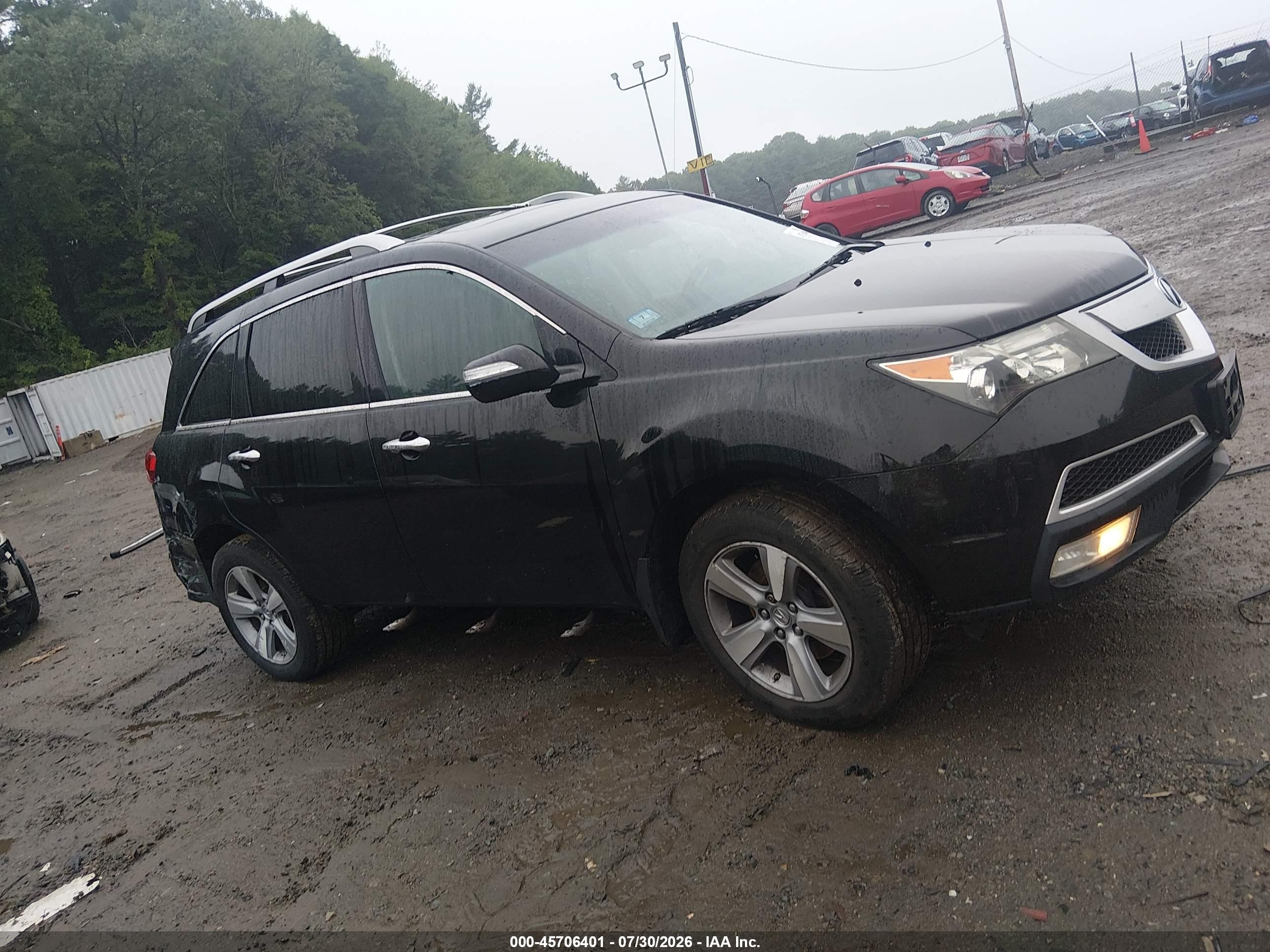 2013 Acura Mdx Technology Package Black vin: 2HNYD2H4XDH512192