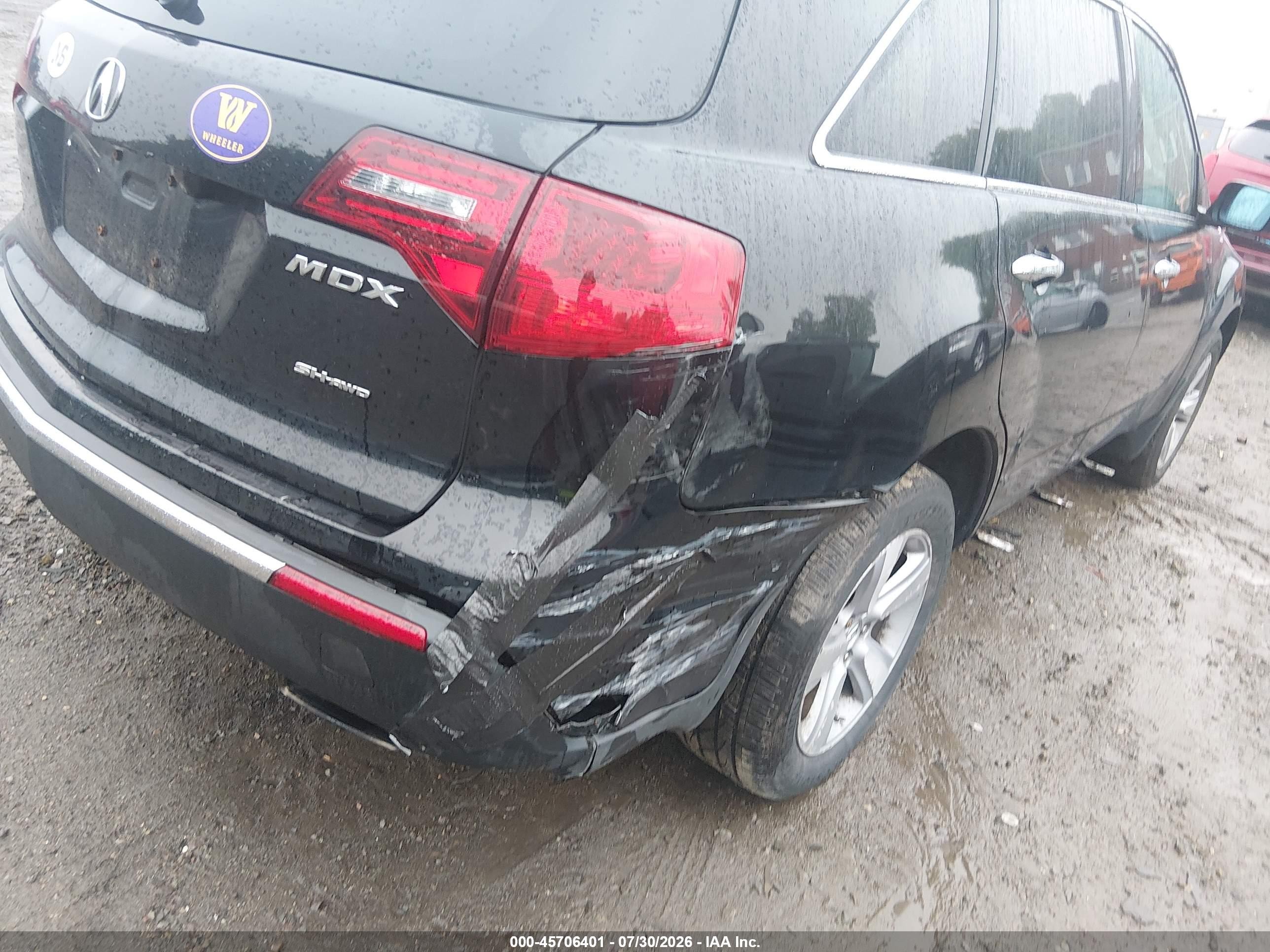 2013 Acura Mdx Technology Package Black vin: 2HNYD2H4XDH512192