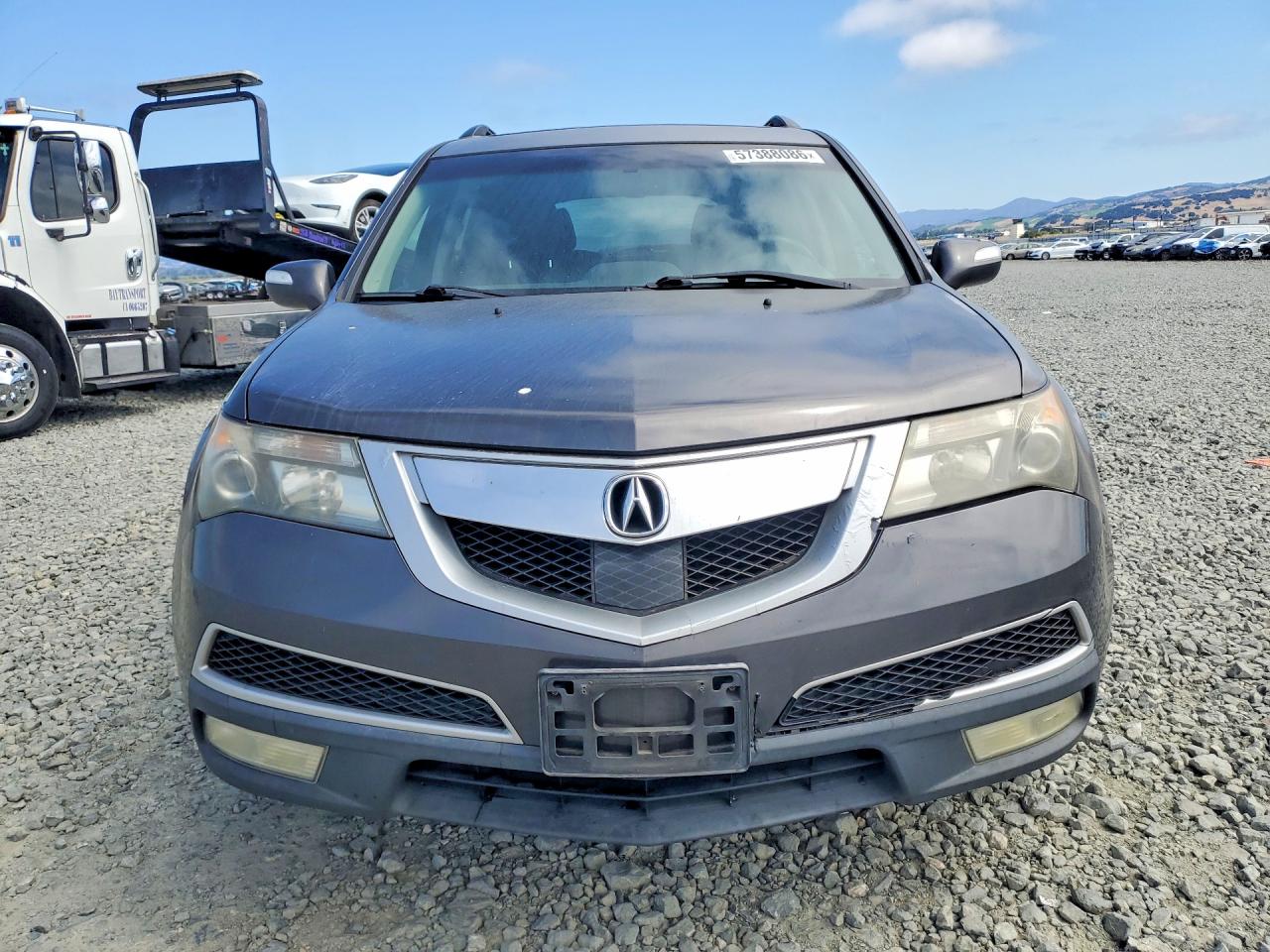 2011 Acura Mdx Advance Gray vin: 2HNYD2H50BH513843