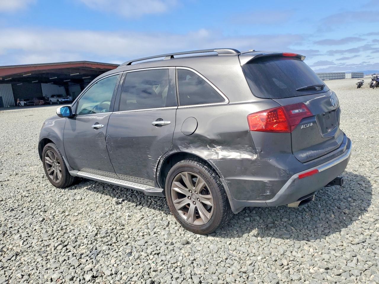 2011 Acura Mdx Advance Gray vin: 2HNYD2H50BH513843