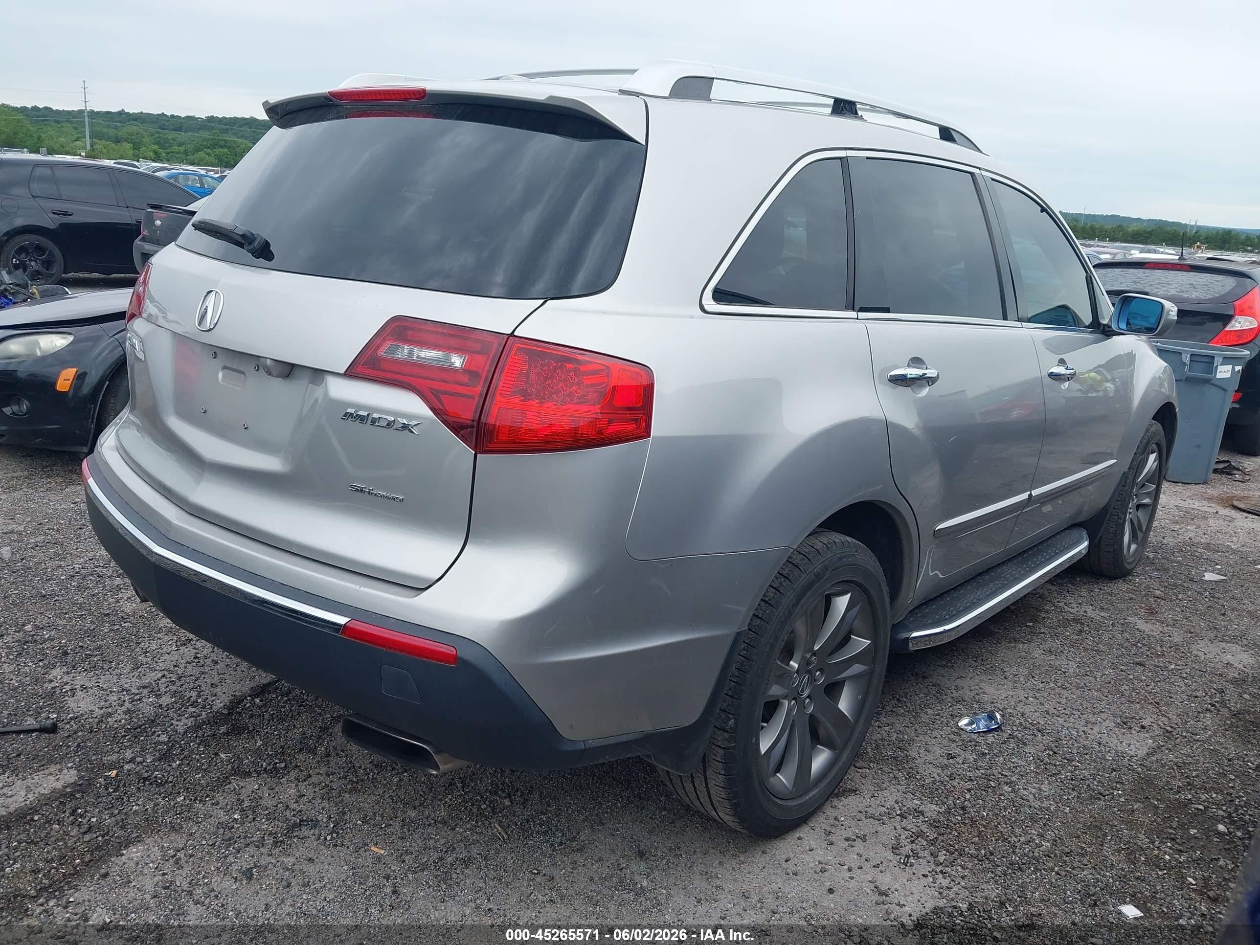 2010 Acura Mdx Advance Package Silver vin: 2HNYD2H52AH517293