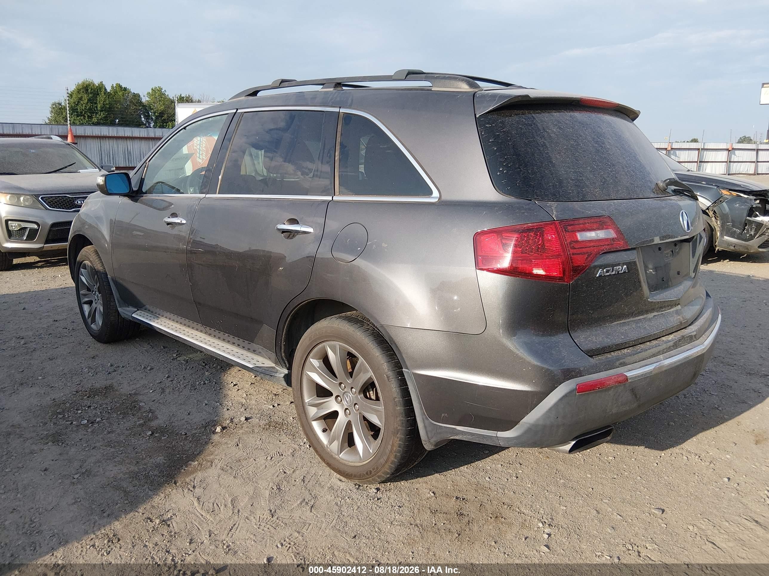 2010 Acura Mdx Advance Package Gray vin: 2HNYD2H52AH532389