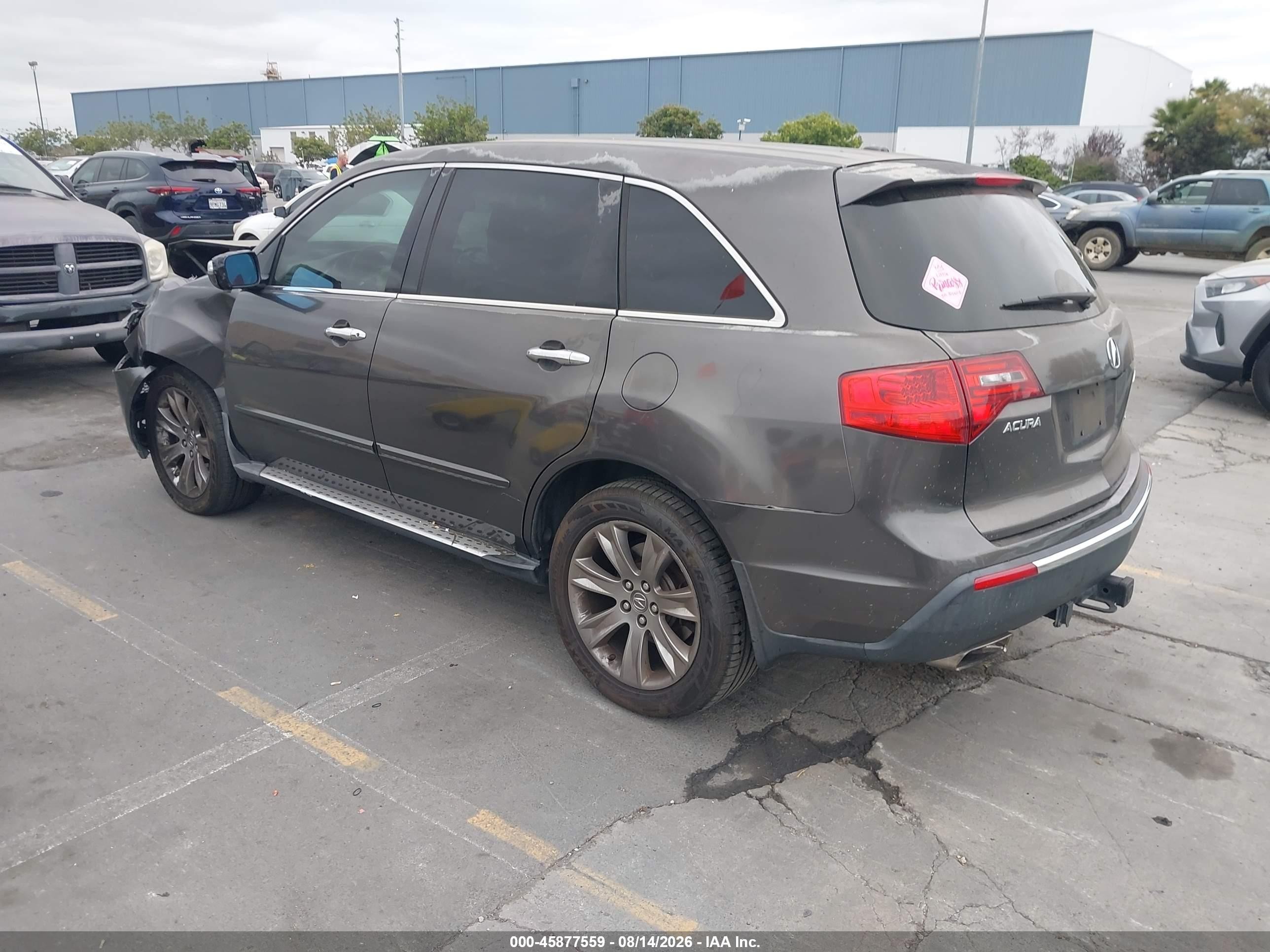 2011 Acura Mdx Advance Package Gray vin: 2HNYD2H52BH540381