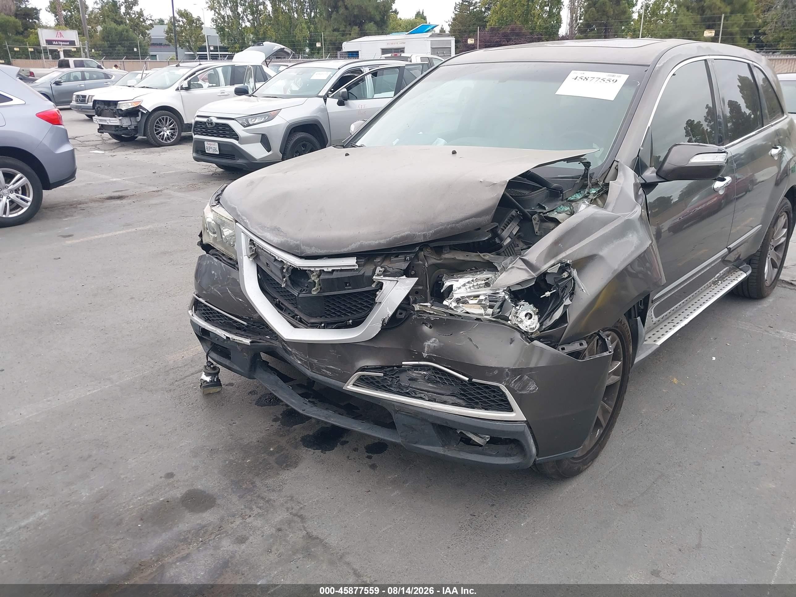2011 Acura Mdx Advance Package Gray vin: 2HNYD2H52BH540381