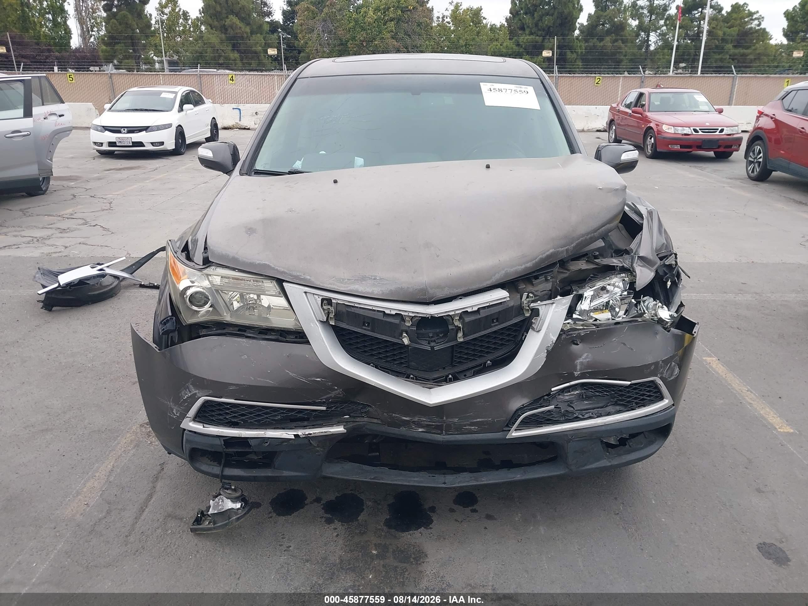 2011 Acura Mdx Advance Package Gray vin: 2HNYD2H52BH540381