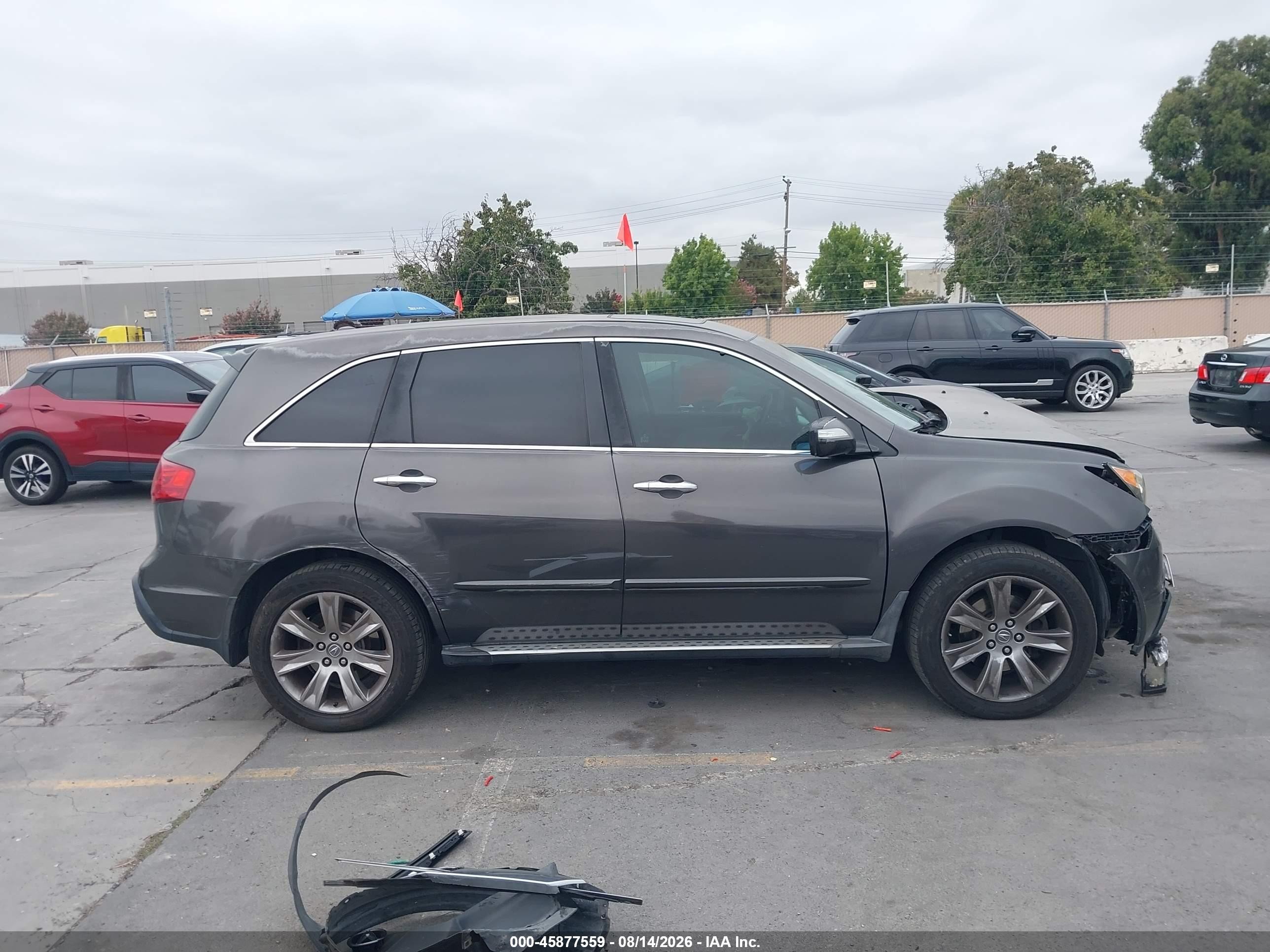 2011 Acura Mdx Advance Package Gray vin: 2HNYD2H52BH540381