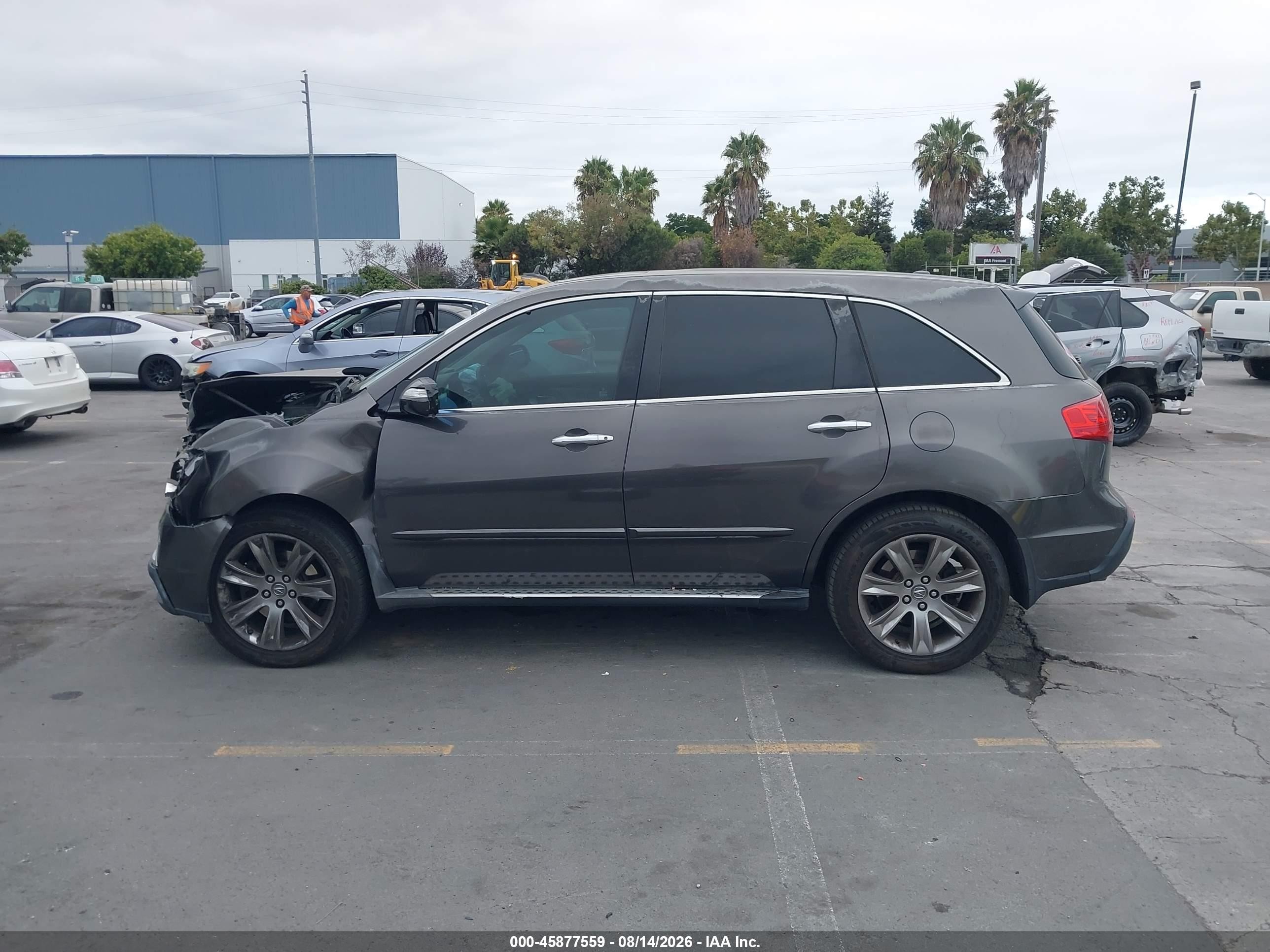 2011 Acura Mdx Advance Package Gray vin: 2HNYD2H52BH540381