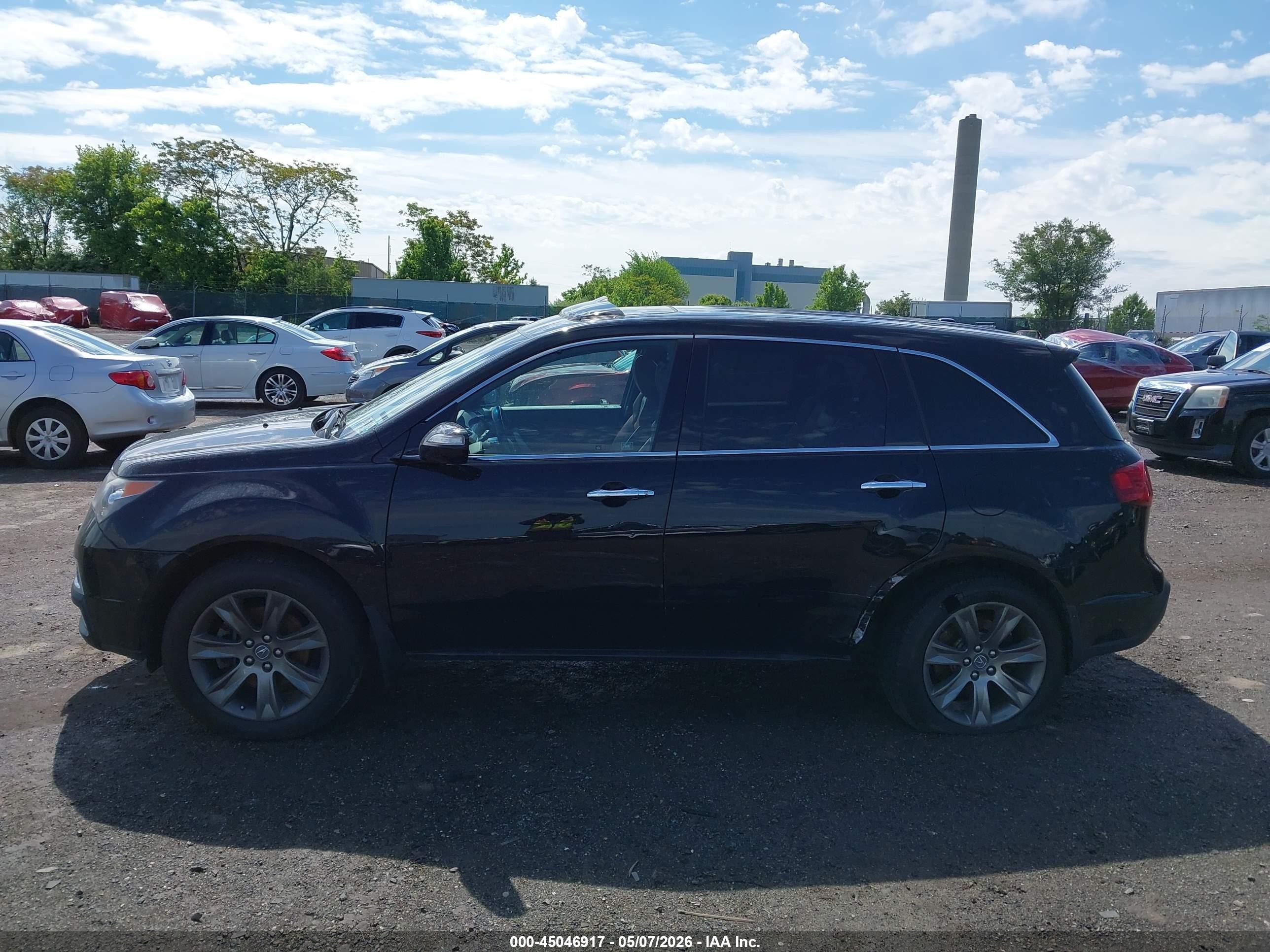 2010 Acura Mdx Advance Package Black vin: 2HNYD2H55AH532659