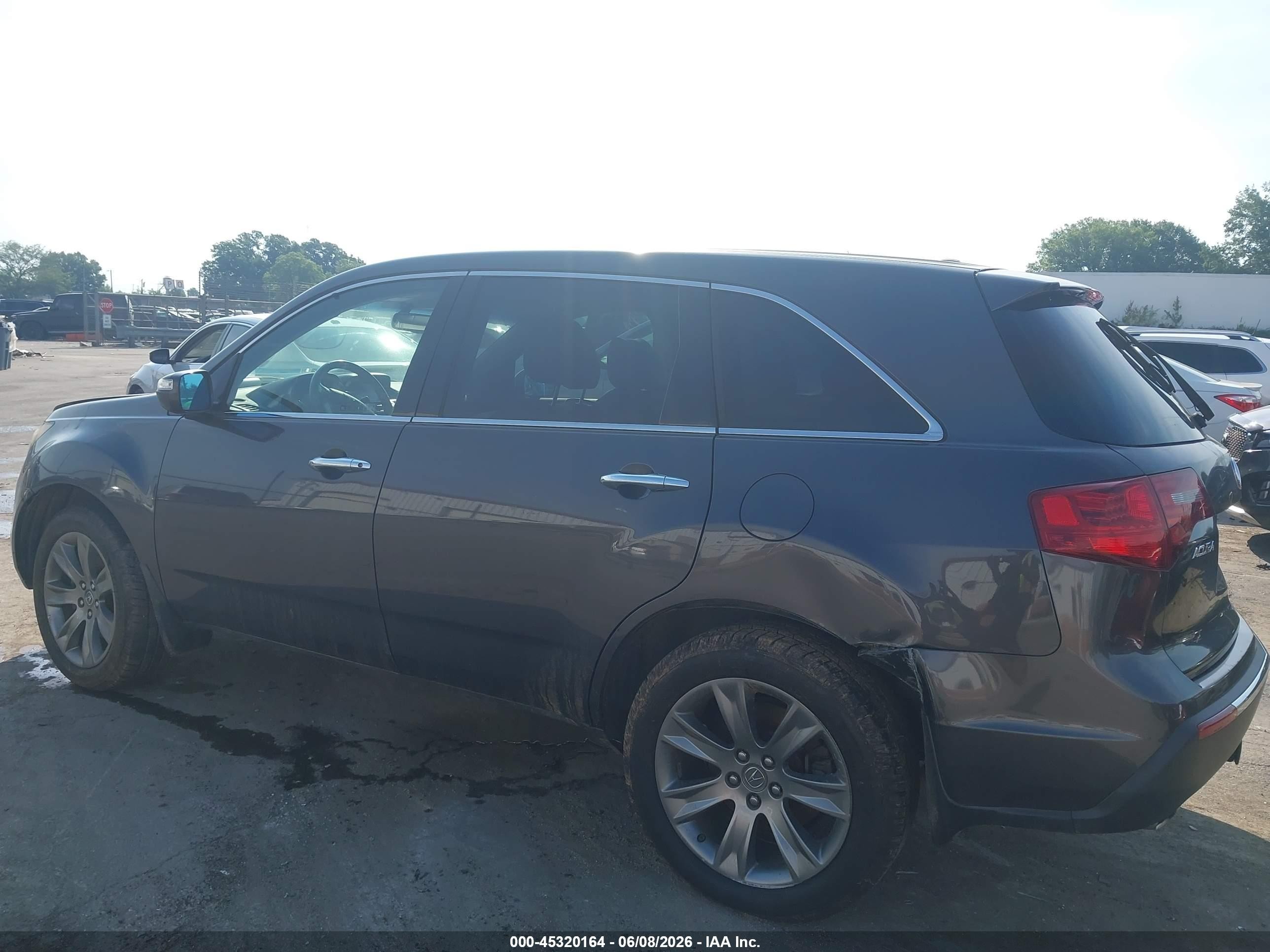 2011 Acura Mdx Advance Package Серый vin: 2HNYD2H55BH501798
