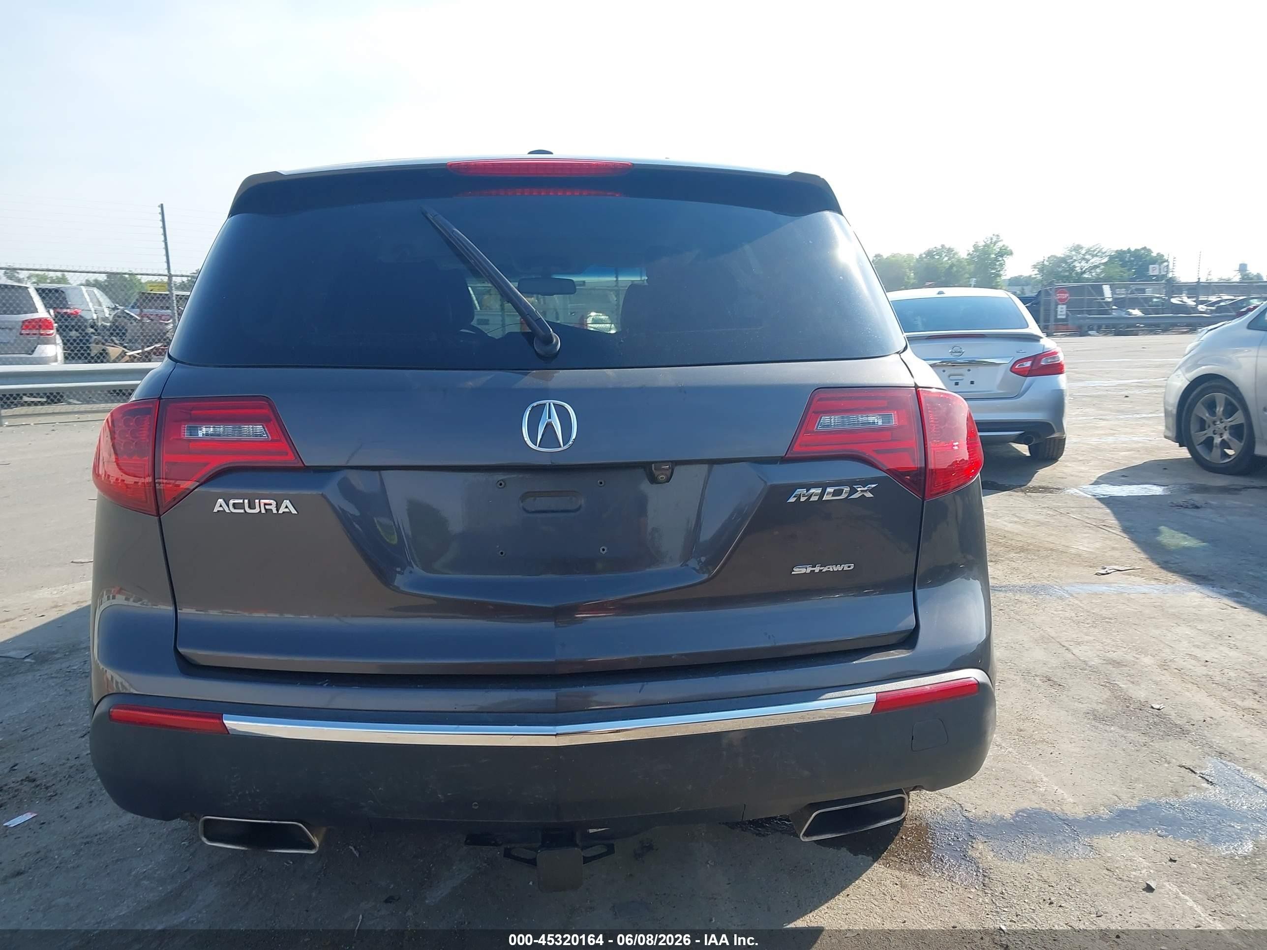 2011 Acura Mdx Advance Package Серый vin: 2HNYD2H55BH501798