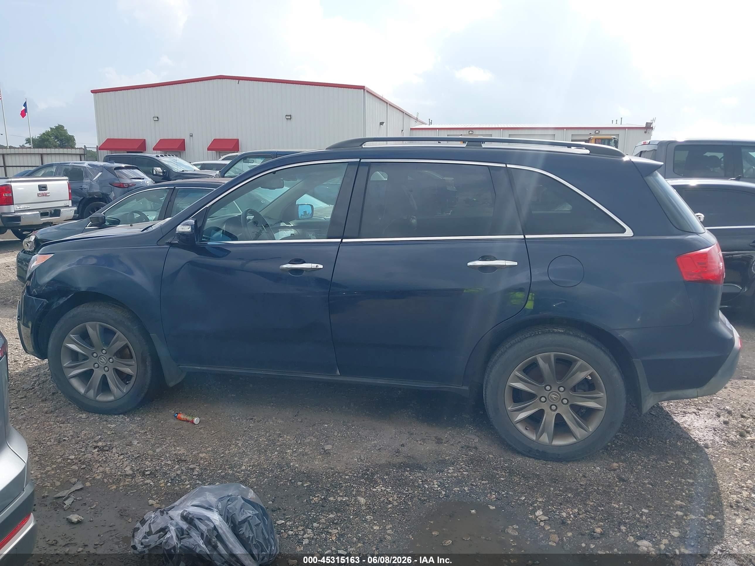 2011 Acura Mdx Advance Package Blue vin: 2HNYD2H55BH529861