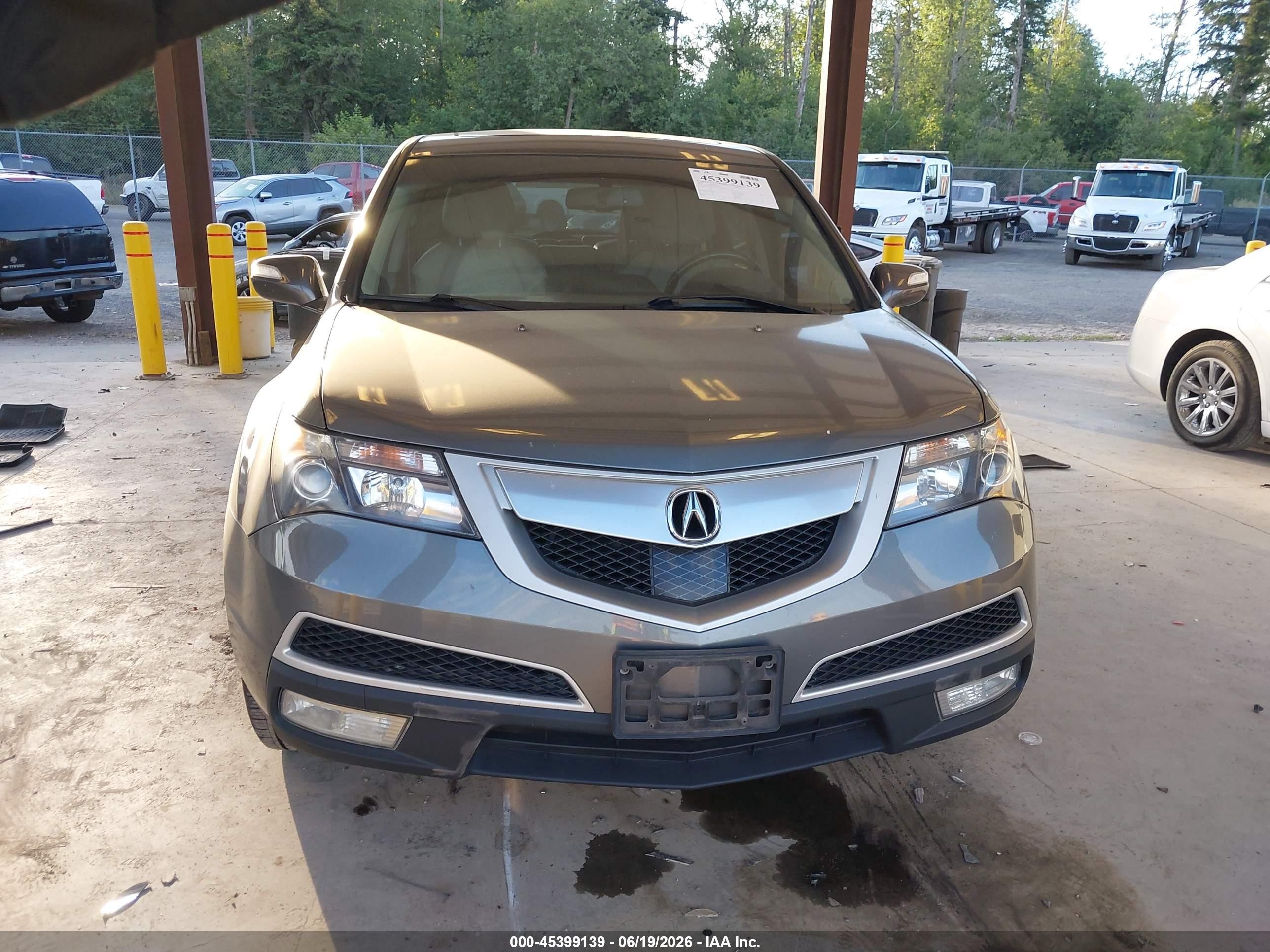 2010 Acura Mdx Advance Package Gray vin: 2HNYD2H57AH511411