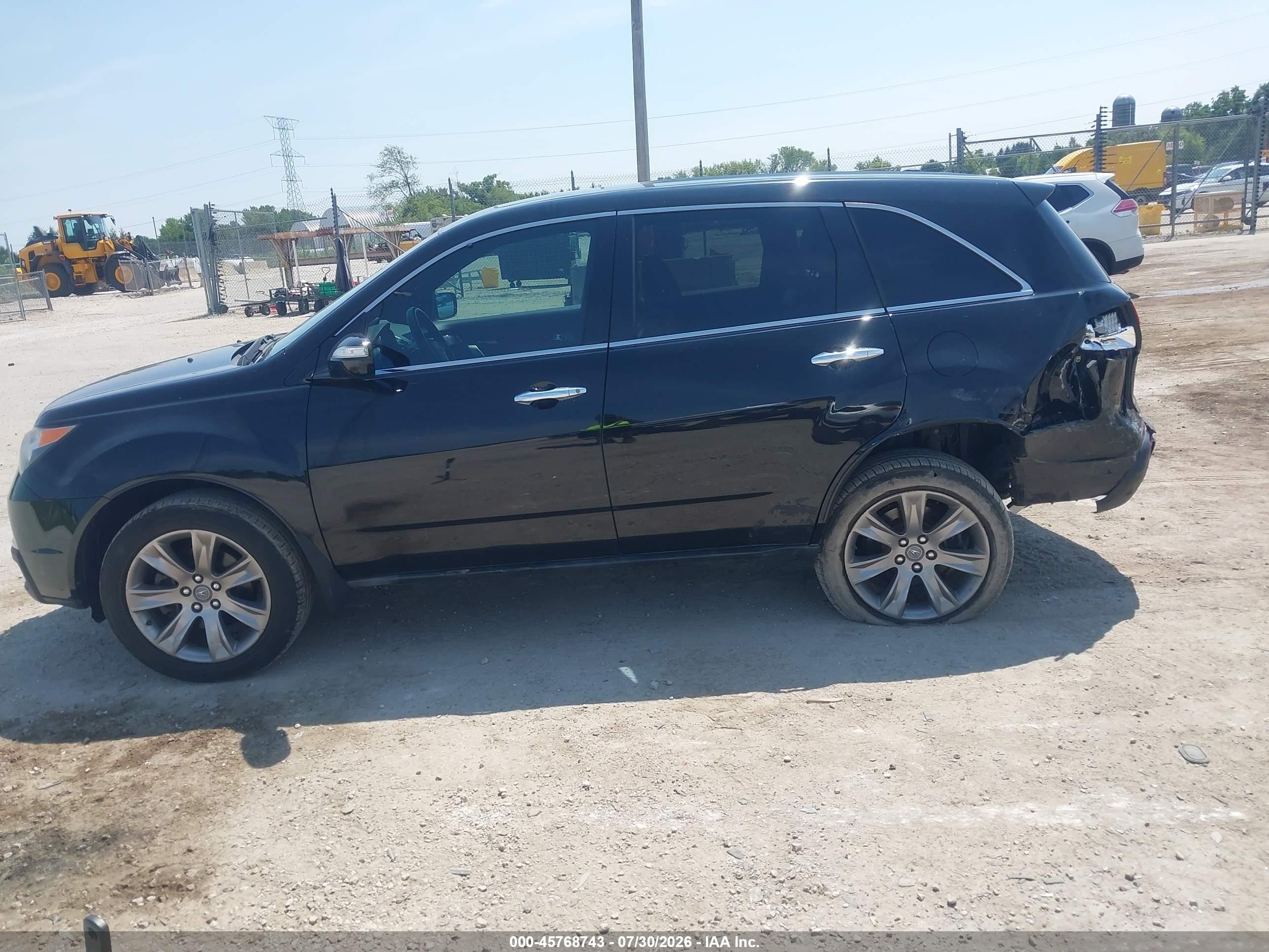 2010 Acura Mdx Advance Package Black vin: 2HNYD2H57AH517208