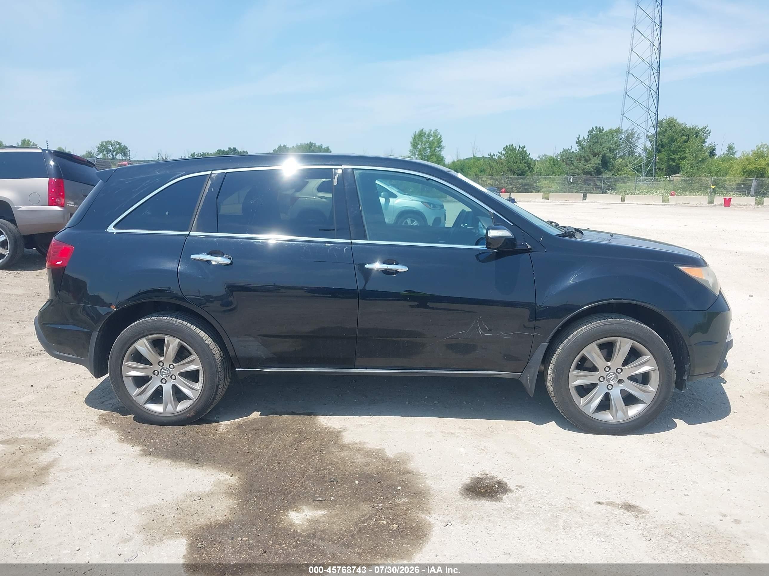 2010 Acura Mdx Advance Package Black vin: 2HNYD2H57AH517208
