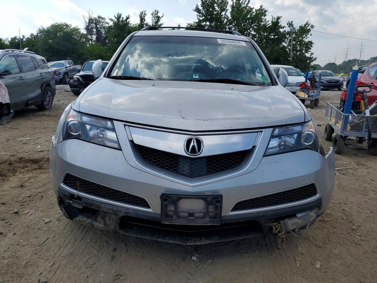 2010 Acura Mdx Advance Silver vin: 2HNYD2H57AH529360