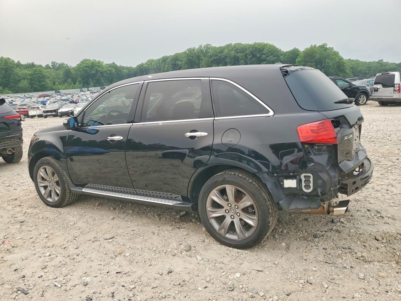 2011 Acura Mdx Advance Черный vin: 2HNYD2H57BH545866