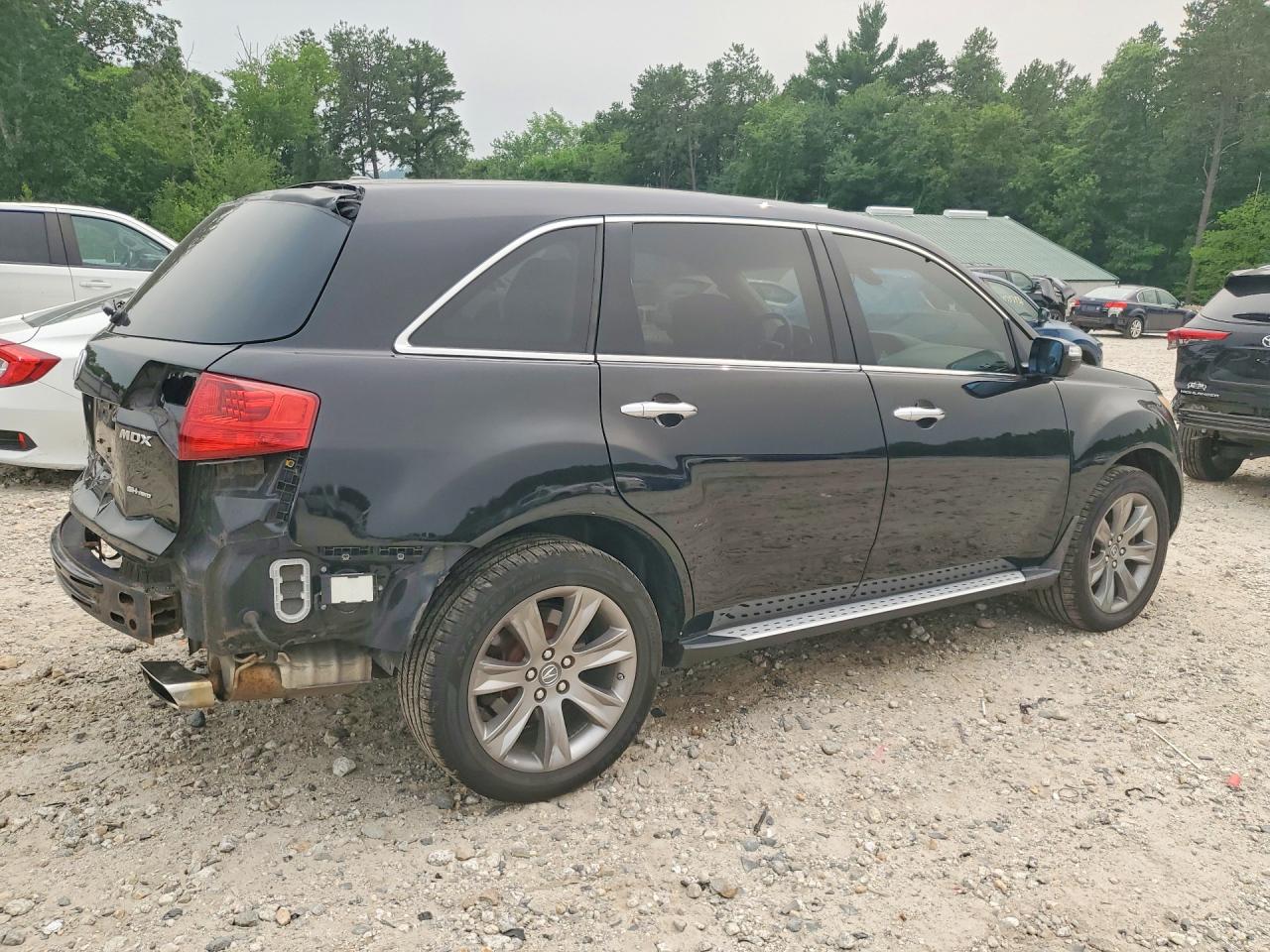 2011 Acura Mdx Advance Черный vin: 2HNYD2H57BH545866